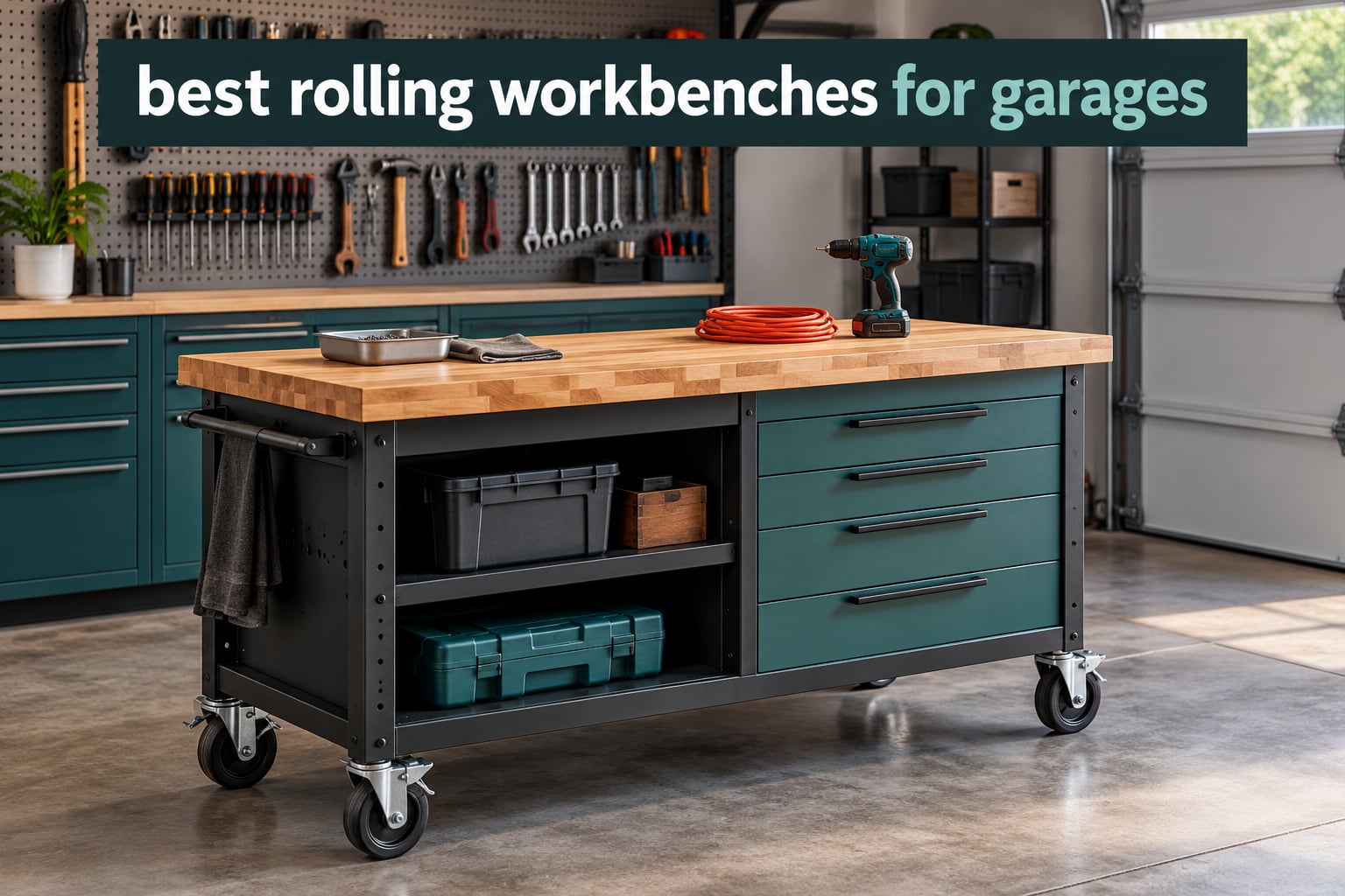 best rolling workbenches for garages