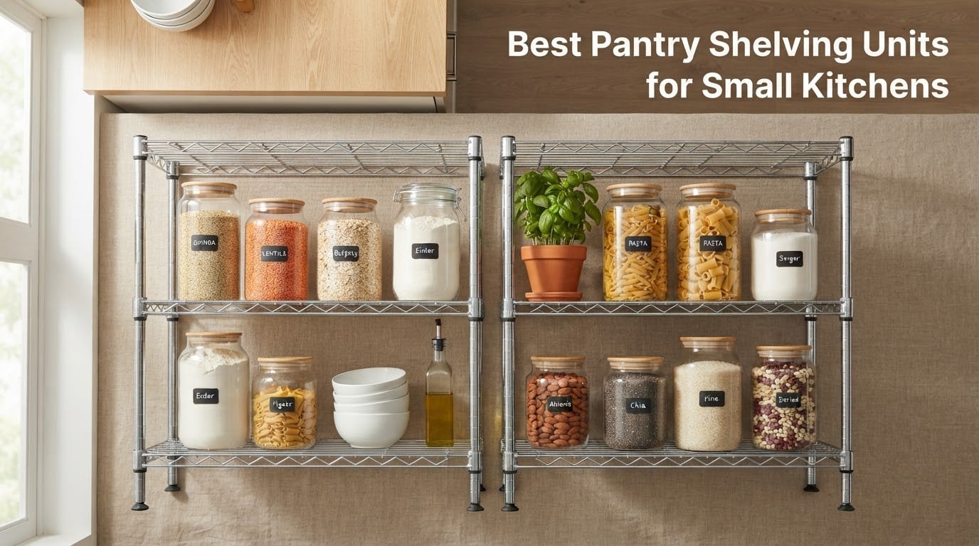 Best Pantry Shelving Units for Small Kitchens