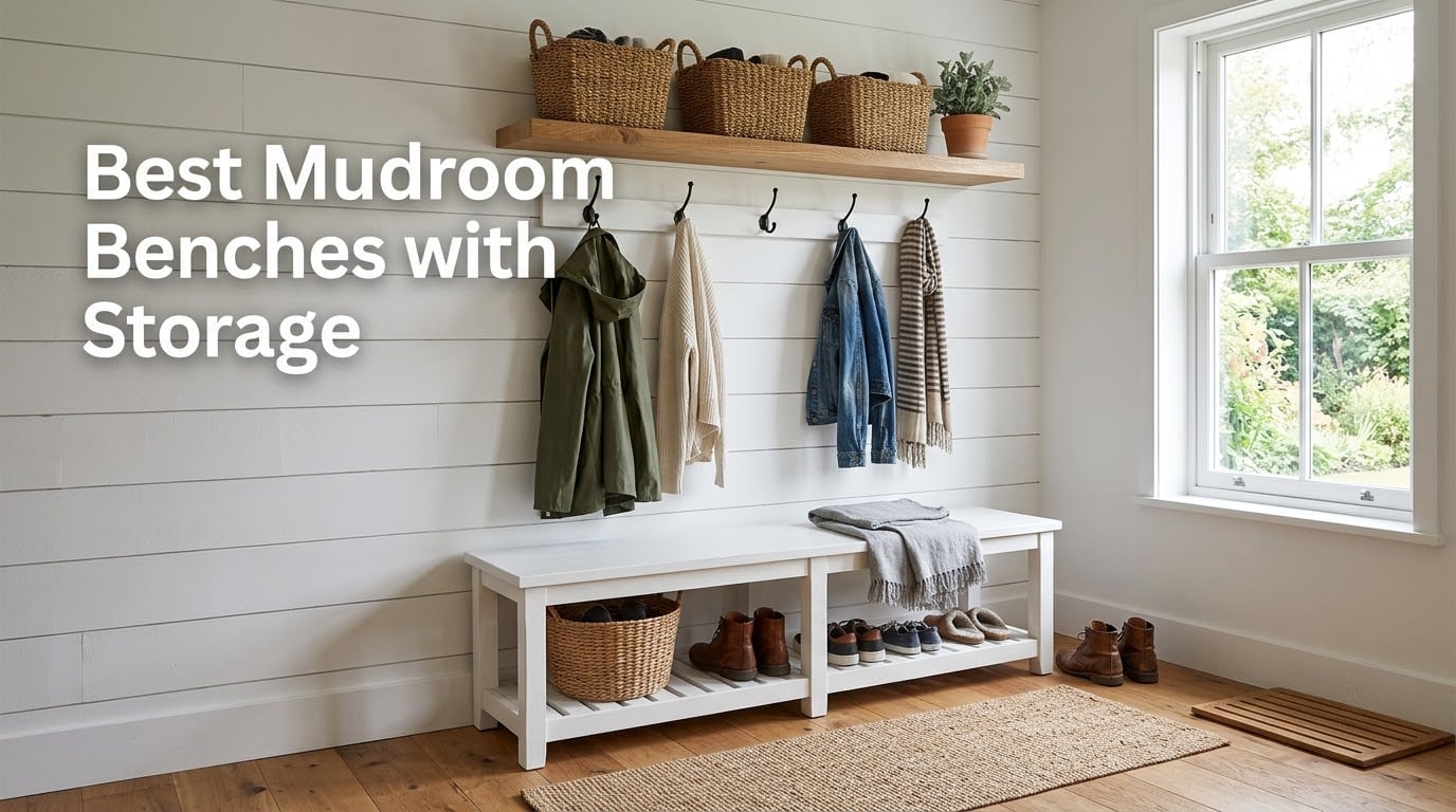 Best Mudroom Benches with Storage