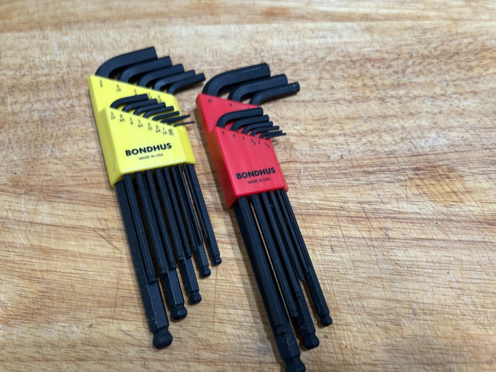 Bondhus 20199 Balldriver L-Wrench DoublePK, 10999 1.5-10mm & 10937 0.050-3/8