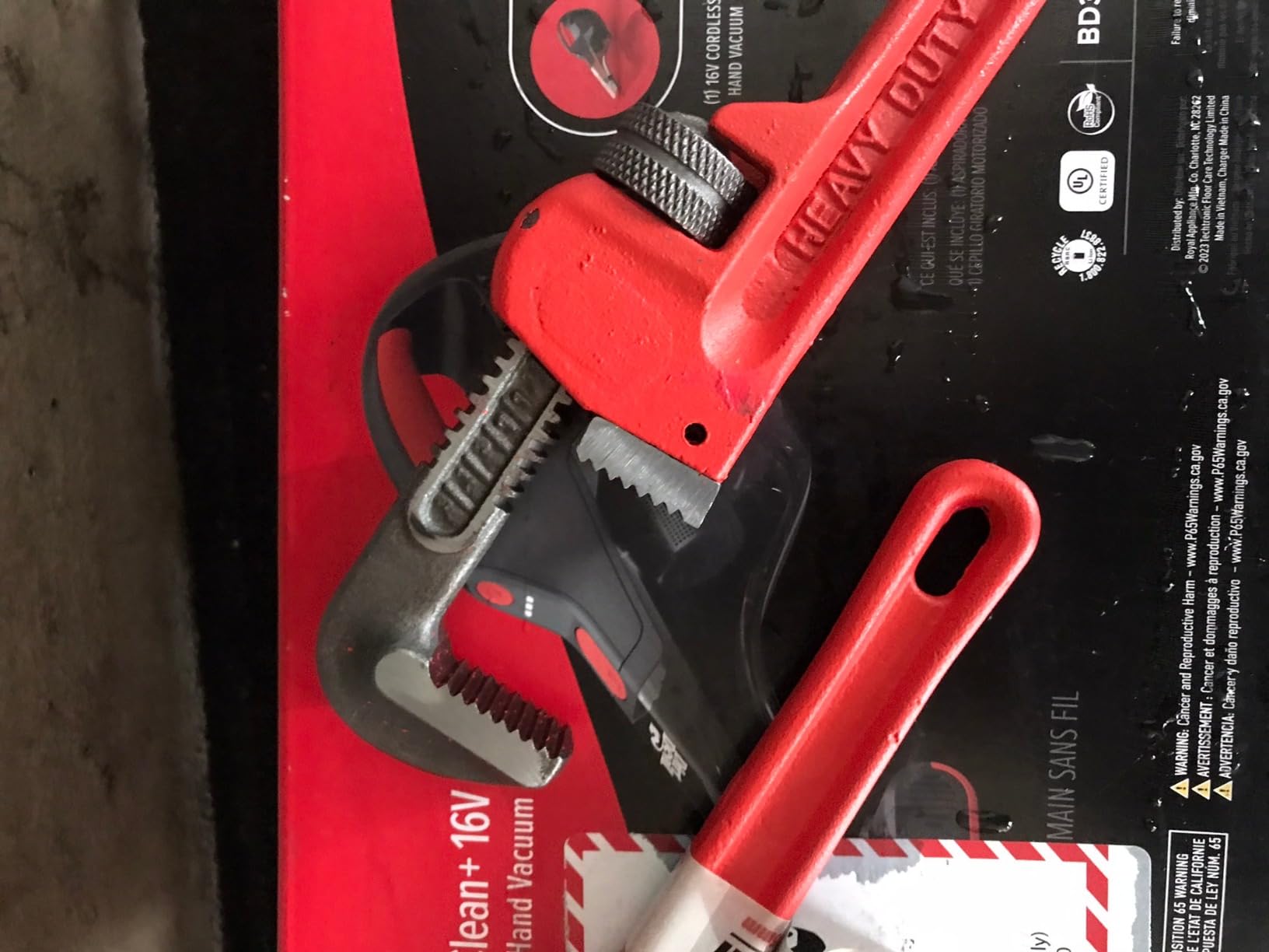 Performance Tool W1133-18B 18 in. Red Drop-Forged Steel Pipe Wrench customer photo 1