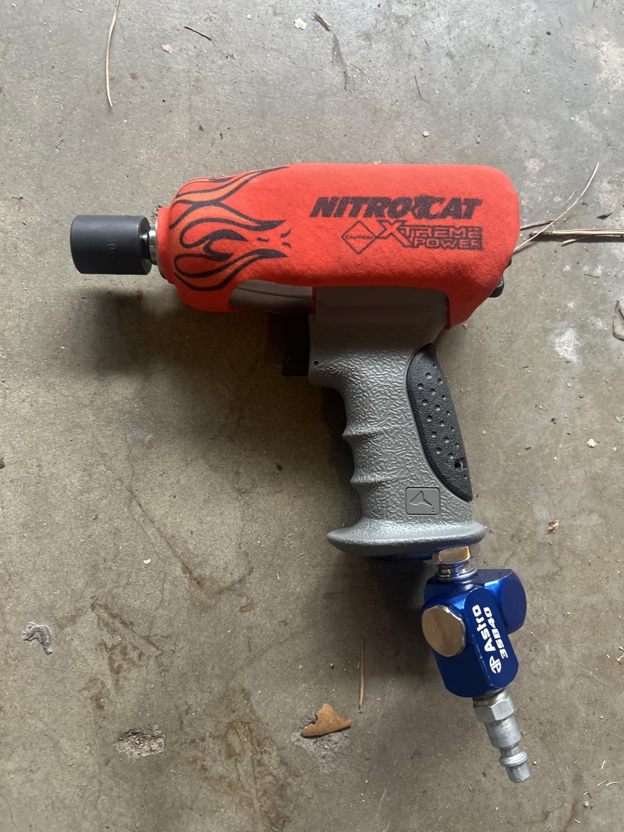NitroCat - 1375XL 1375-XL 1/2-Inch Mini Composite Air Impact Wrench with Twin Clutch Mechanism, multi, one size customer photo 2