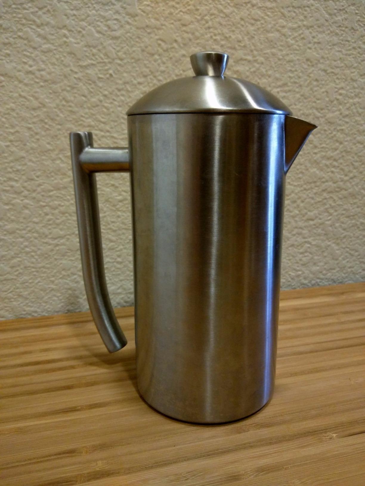 Frieling French Press Coffee Maker - 17 oz, Polished Stainless Steel - Double-Wall Insulated French Press & Cold Brew Pitcher for Camping & Travel - Manual Non-Plastic Coffee Maker customer photo 2