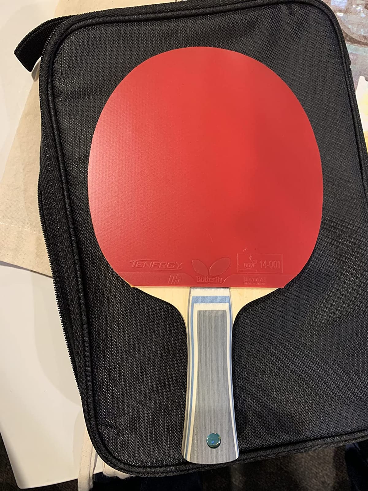 Butterfly Tenergy 05 Table Tennis Rubber | 1.7, 1.9, or 2.1 mm | Red or Black | 1 Sheet | Professional Table Tennis Rubber customer photo 2