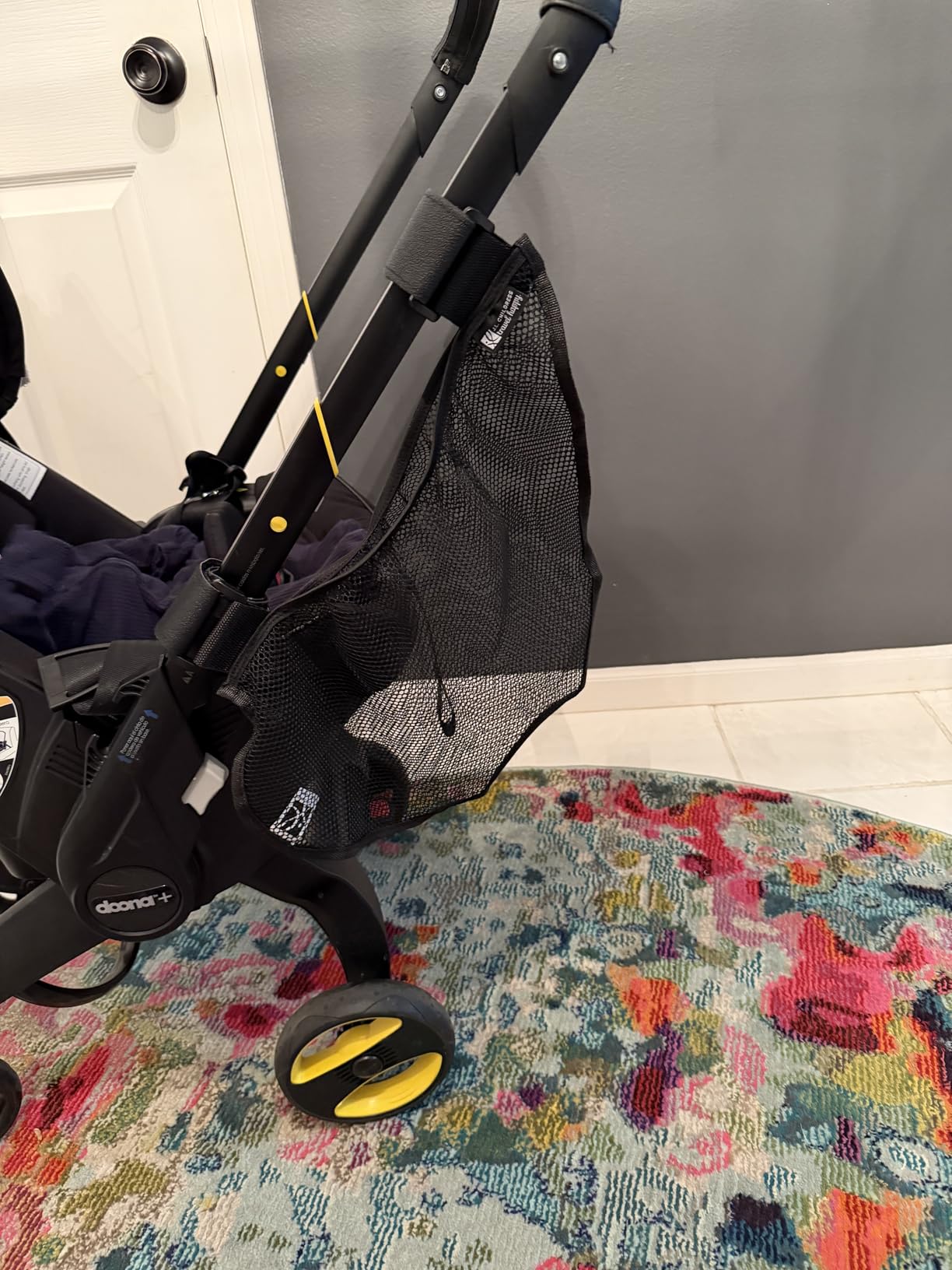 J.L. Childress Universal Side Sling Stroller Organizer & Caddy, Black customer photo 2