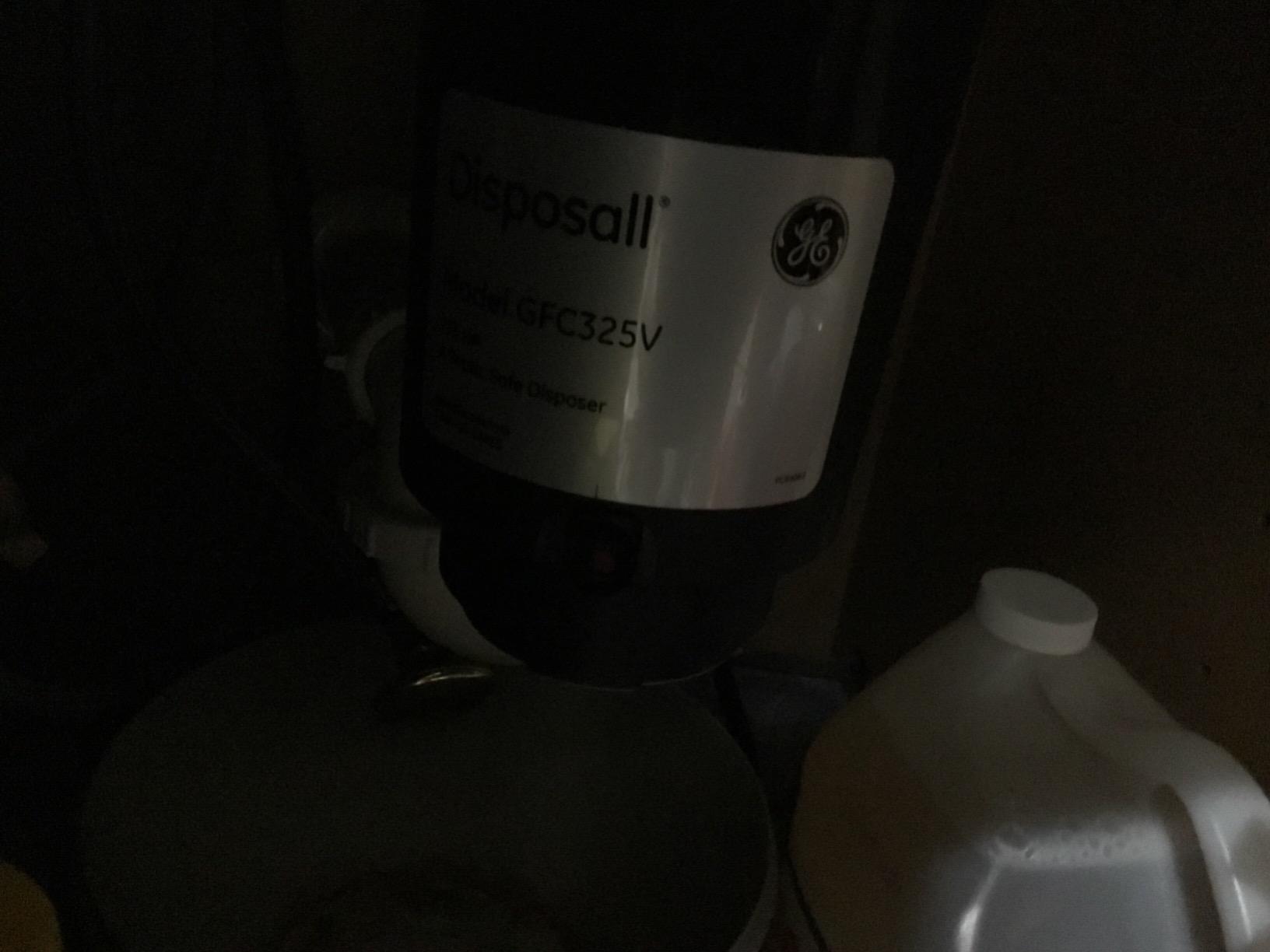 GE Disposall Continuous Feed 1/3 Horsepower Motor Garbage Disposer, Good for Grinding: Cooked Pasta & Fruit Peels, Easy Install Kit & Power Cord Included, Recommended for 1-2 Person Homes, GFC325N customer photo 2