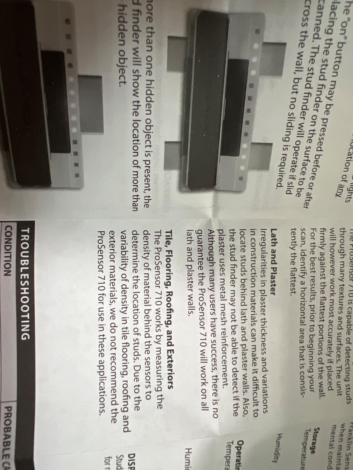Franklin Sensors ProSensor 710 13-Sensor Stud Finder Wall Scanner customer photo 2