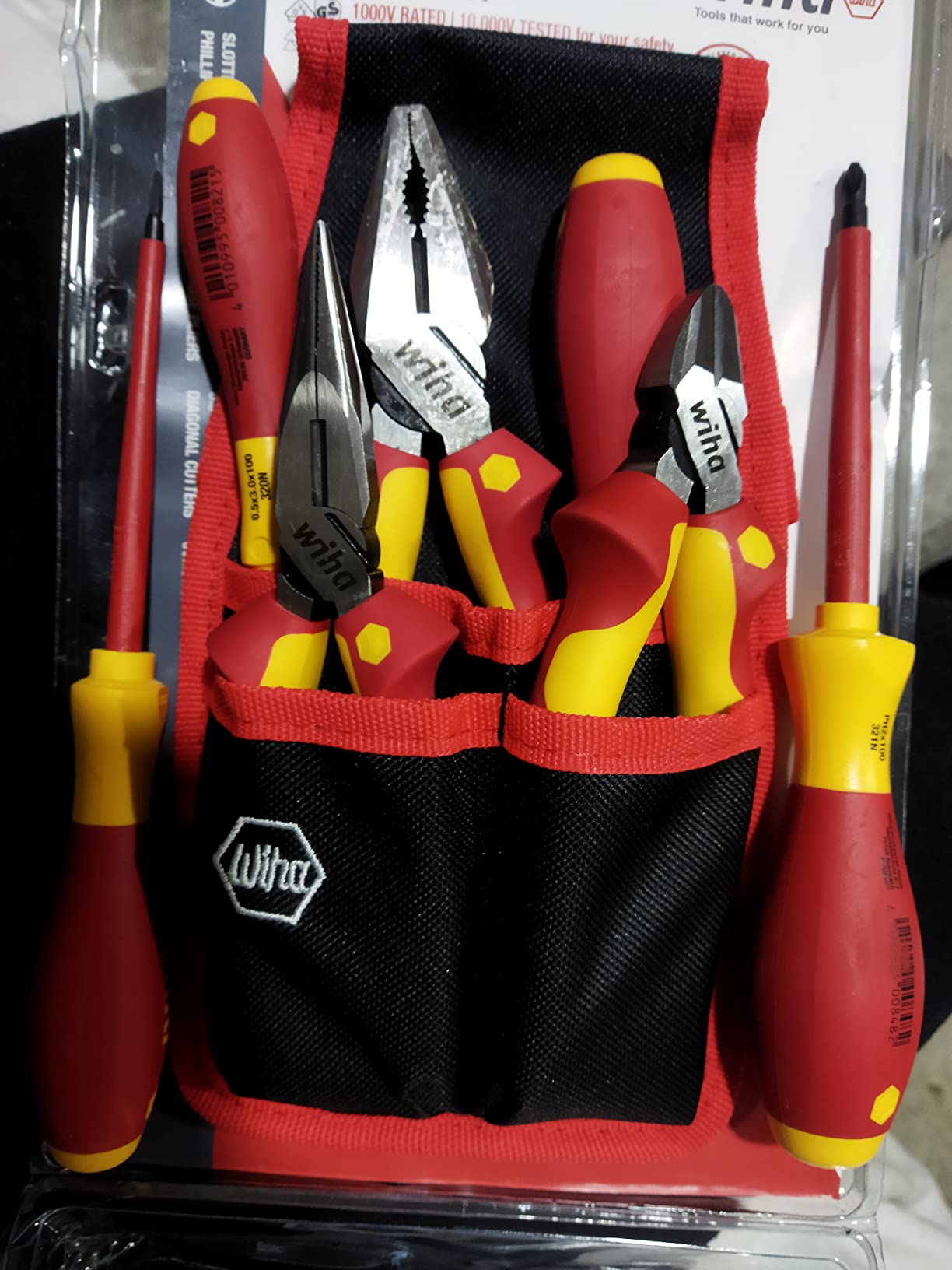 Wiha 32985 7 Piece Insulated Industrial Pliers and Screwdriver Set customer photo 2