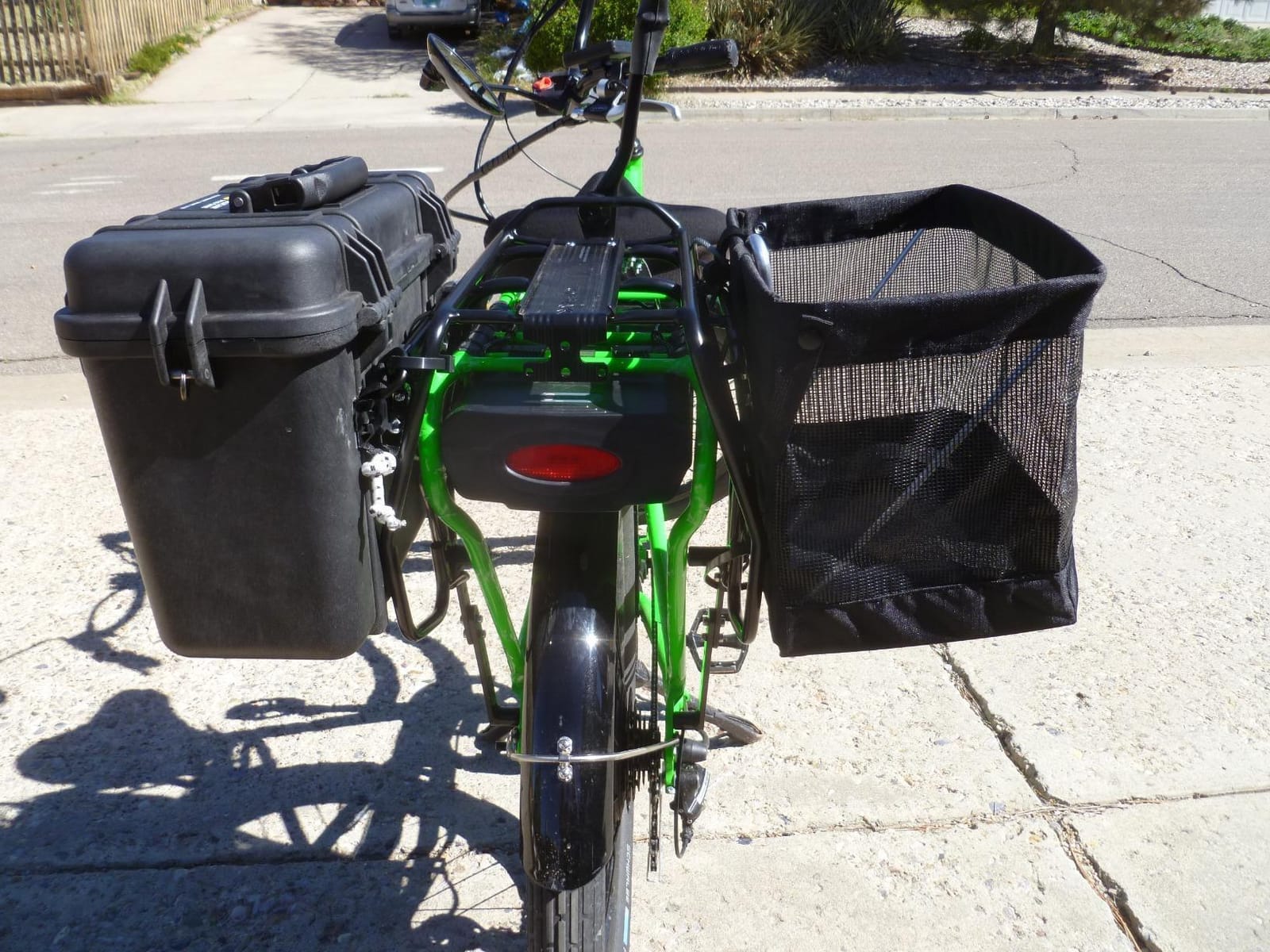 Bushwhacker Omaha Bicycle Grocery Panniers – Foldable Bike Rack Bags & Basket for Groceries – Easy 3-Point Mounting System – Pair of Rear Bags for Shopping and Cycling Commuting customer photo 1