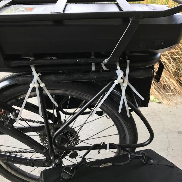 Bushwhacker Omaha Bicycle Grocery Panniers – Foldable Bike Rack Bags & Basket for Groceries – Easy 3-Point Mounting System – Pair of Rear Bags for Shopping and Cycling Commuting customer photo 2