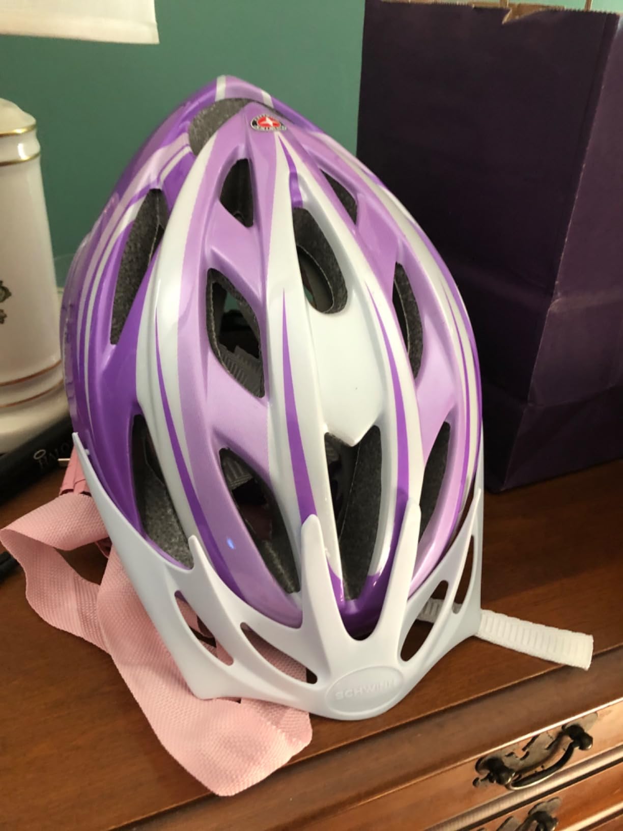 Schwinn Thrasher Helmet for Kids, Size 55-58 cm for Kids 8-14, Lightweight Microshell, Adjustable Dial & Straps, Interior Padding, Air Vents, Visor, Helmet for Boys and Girls customer photo 2