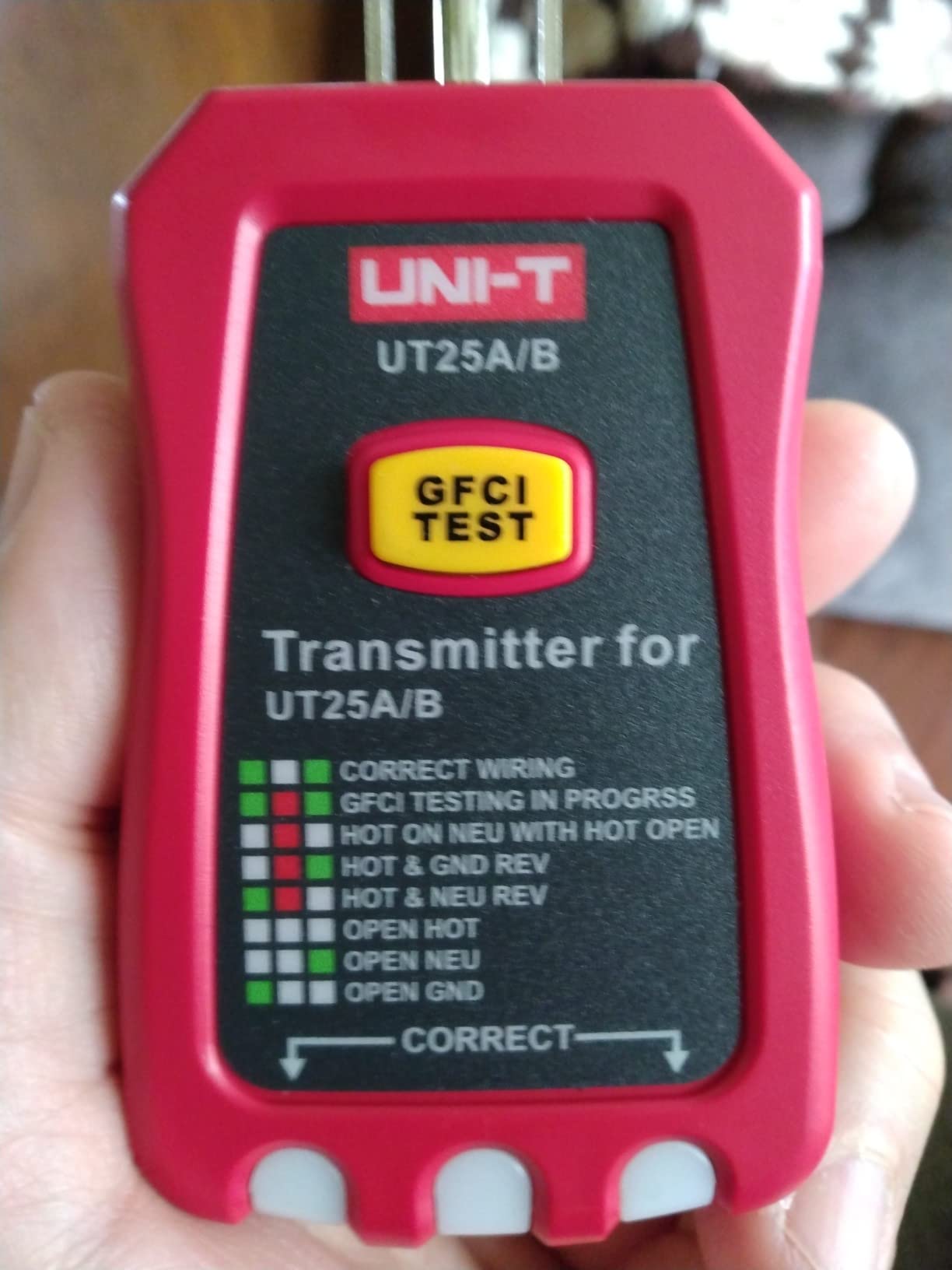 UNI-T AC Circuit Breaker Finder Tracer Tool Kit GFCI Outlet Tester customer photo 1