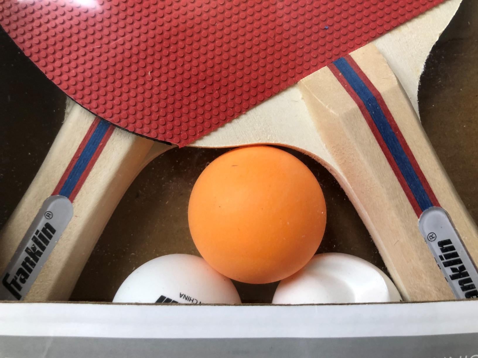 Franklin Sports Ping Pong Paddle Set with Balls - 2 Player & 4 Player Table Tennis Paddle Kit - Full Ping Pong Starter Kit customer photo 1