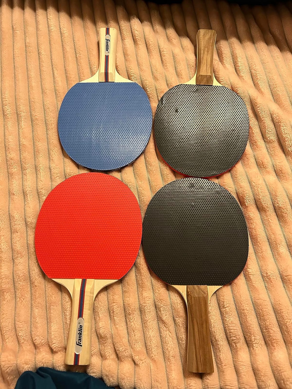 Franklin Sports Ping Pong Paddle Set with Balls - 2 Player & 4 Player Table Tennis Paddle Kit - Full Ping Pong Starter Kit customer photo 2