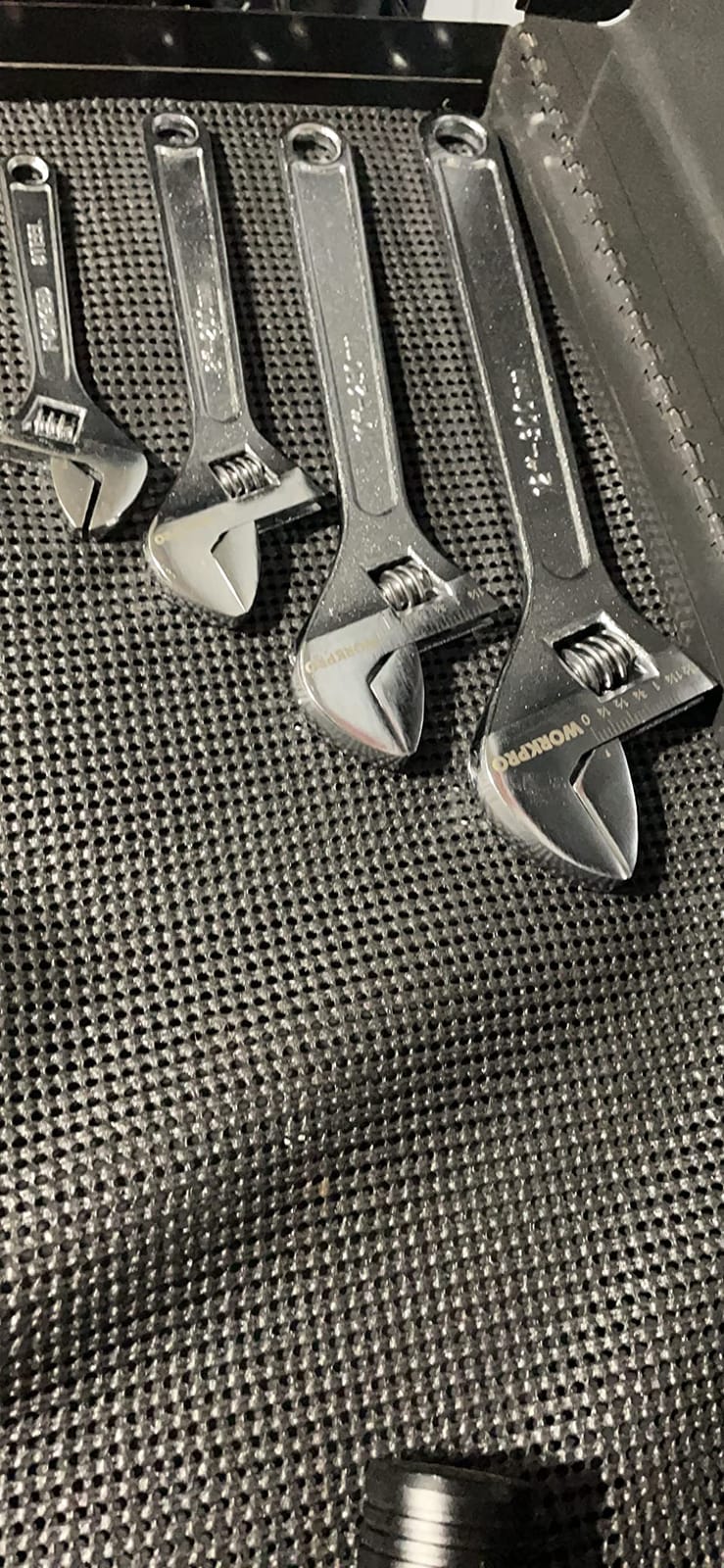 WORKPRO 4-Piece Adjustable Wrench Set, 6