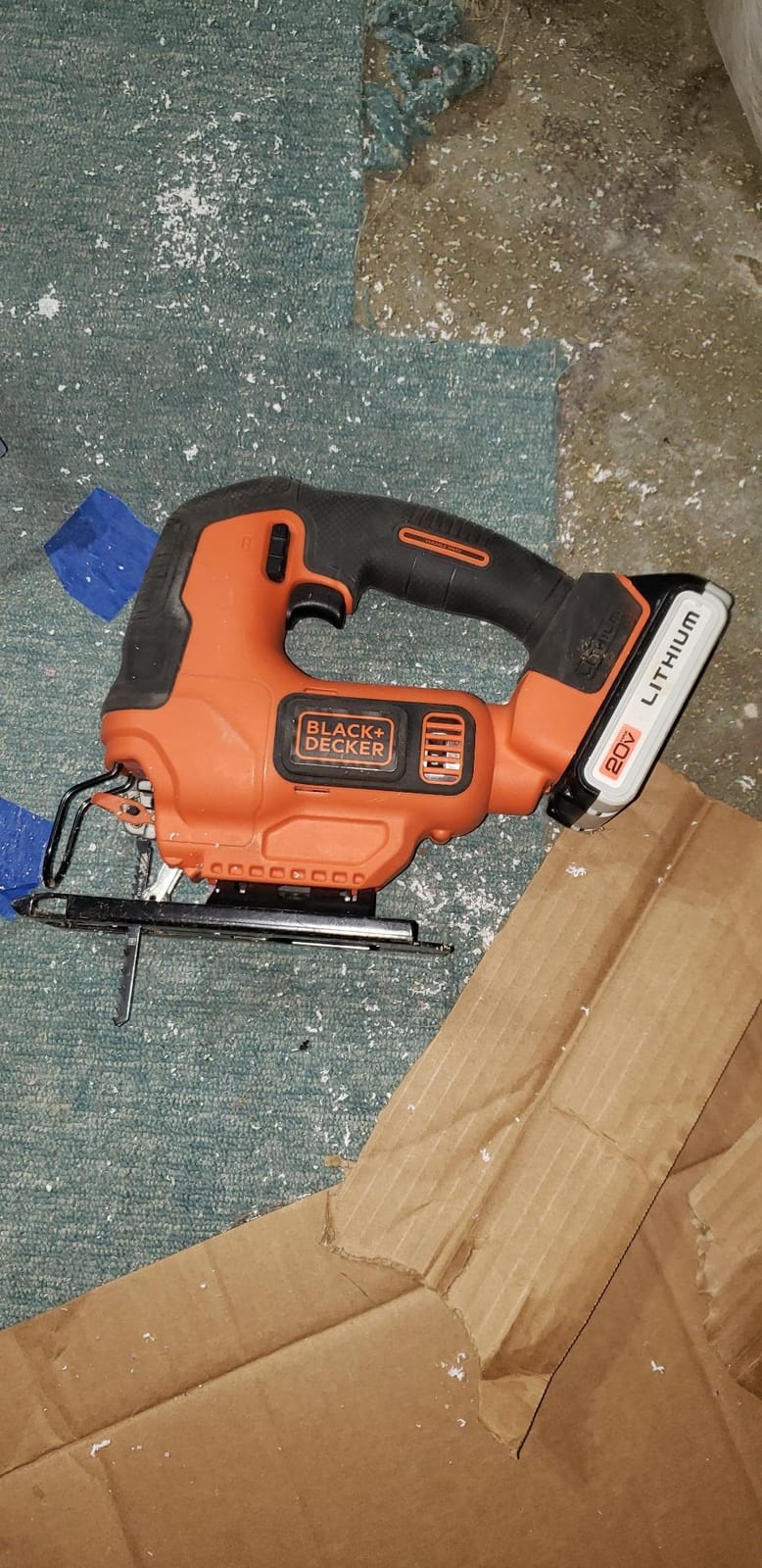 BLACK+DECKER 20V MAX* POWERCONNECT Cordless Jig Saw, Jigsaw Tool Only (BDCJS20B) customer photo 1