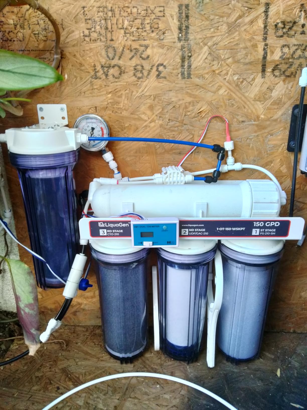 LiquaGen- Heavy Duty & High Capacity- 7 Stage Aquarium Reef & Deionization Reverse Osmosis Water Filtration System (RODI) - 150 GPD | 0 PPM/TDS | Water Dispenser for Fish Tank with Filter's Included customer photo 1