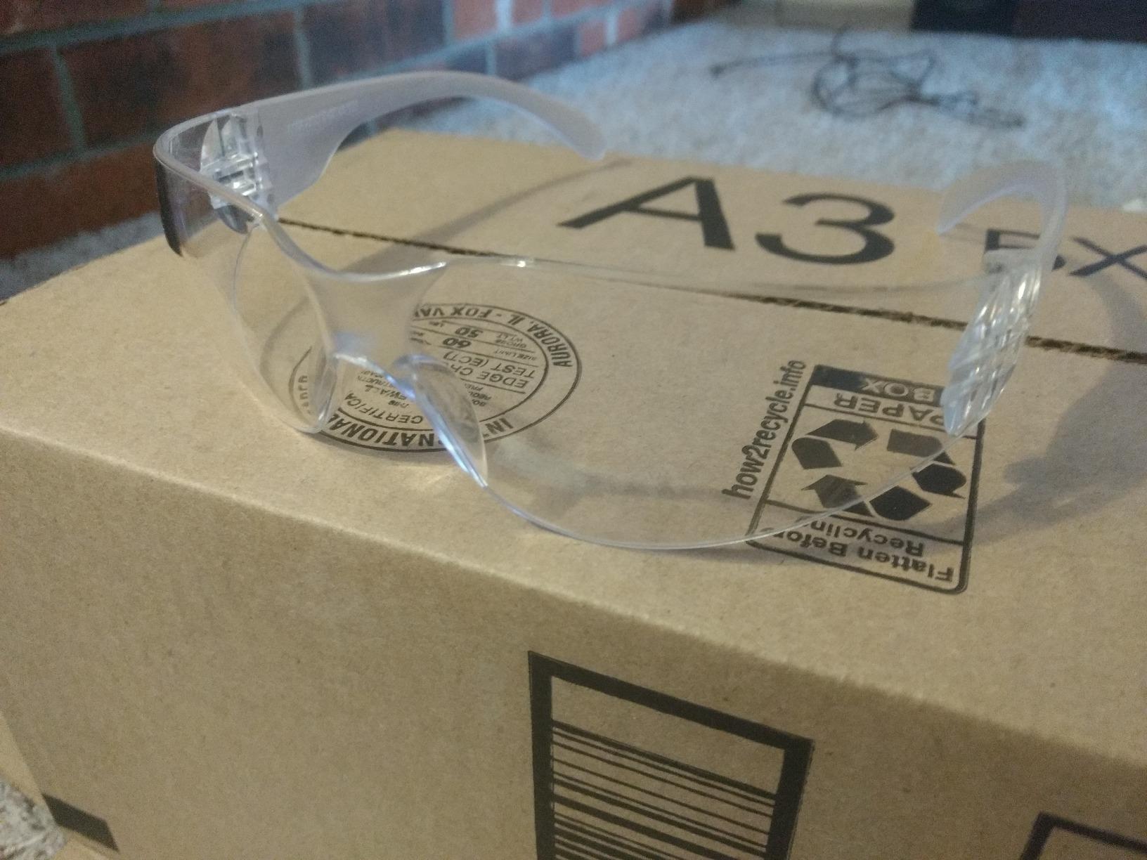 BISON LIFE Clear Safety Glasses for Men & Women, ANSI Z87.1 Certified,12Pk customer photo 1