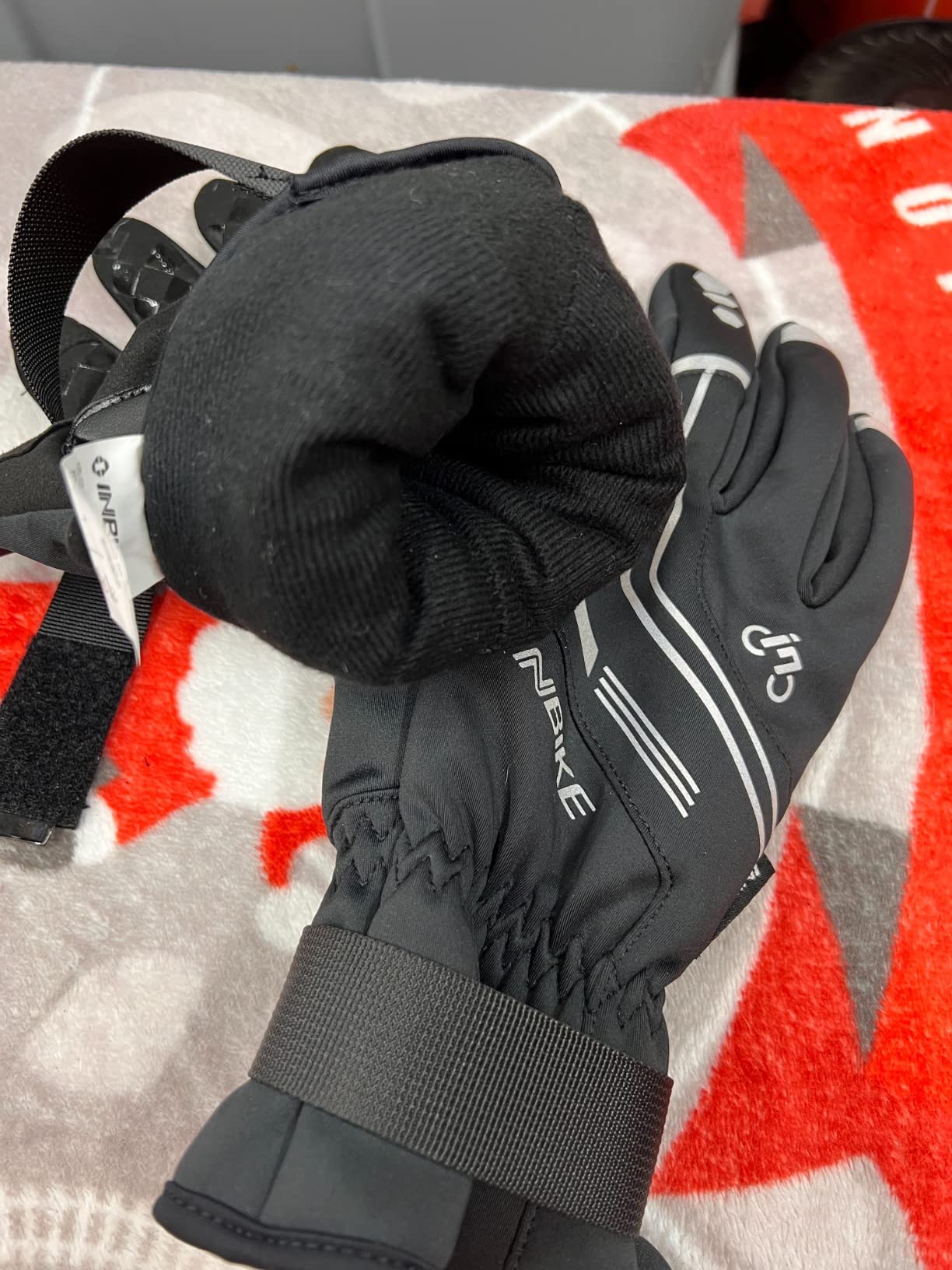 INBIKE Winter Cycling Gloves Windproof Reflective Thermal Gel Bike Gloves customer photo 1