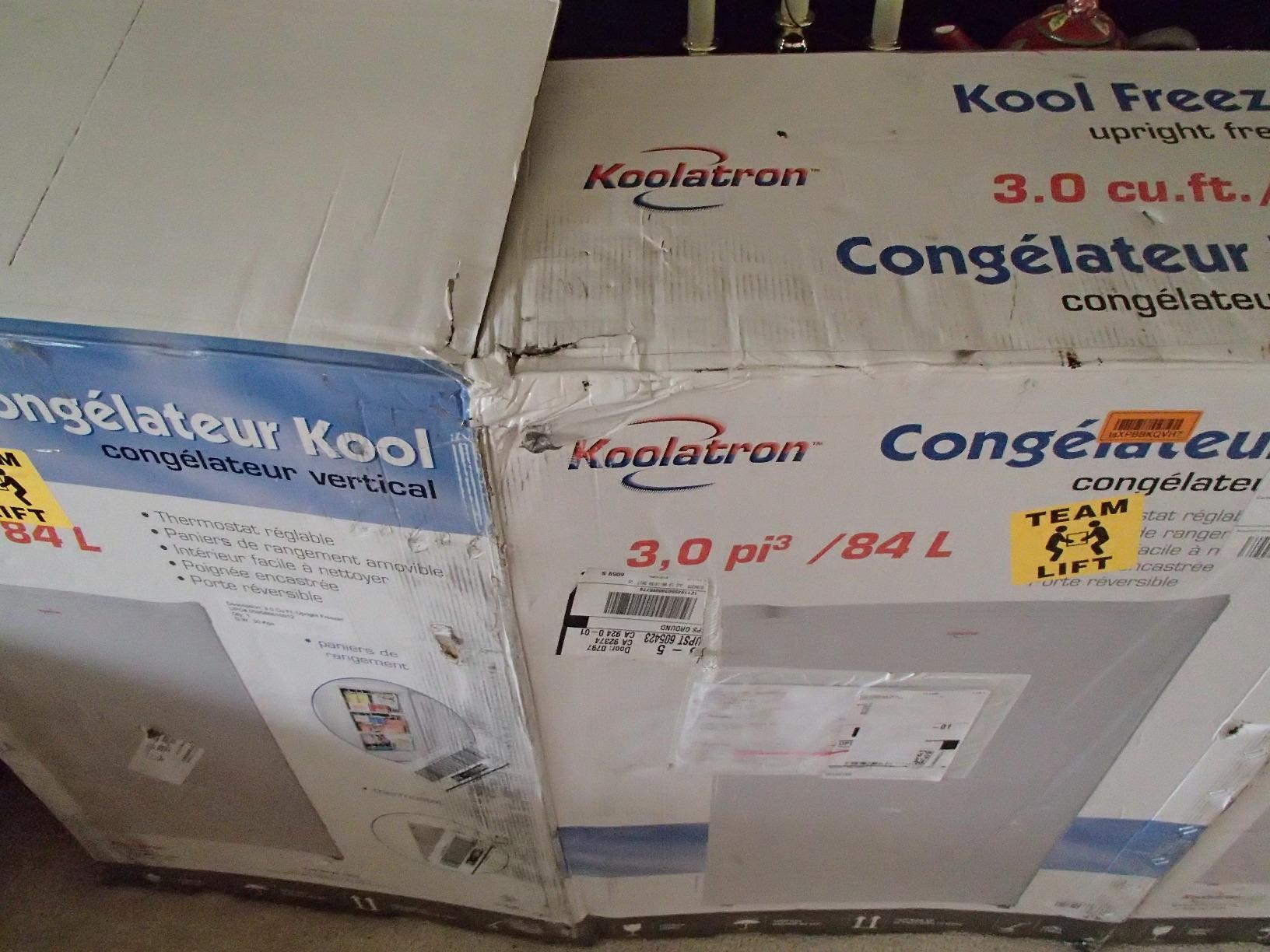Koolatron Compact Upright Freezer, 3.1 cu ft (88L), White, Manual Defrost Design, Space-Saving Flat Back, Reversible Door, 3 Pull-Out Basket Shelves, for Apartment, Condo, Cottage customer photo 2