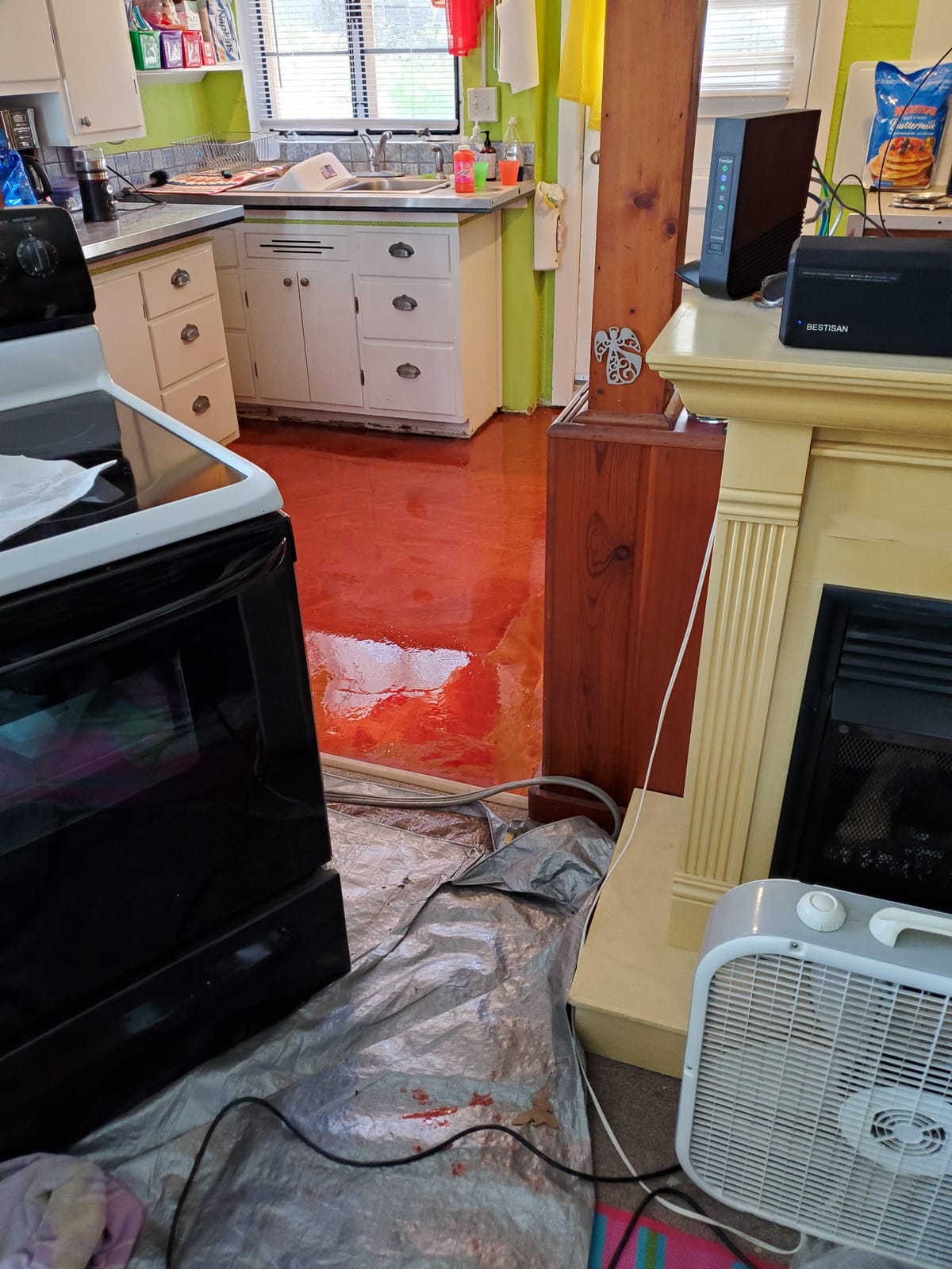 RockSolid Metallic Garage Floor Coating, Brilliant Blue customer photo 1