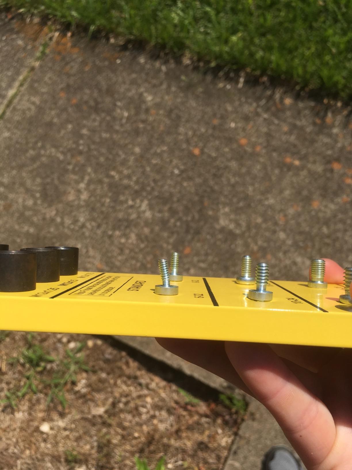 1 TU58 Thread Measuring Gauge, Vertical Bolt and Nut Gauge / Thread Checker (Inch & Metric) customer photo 2