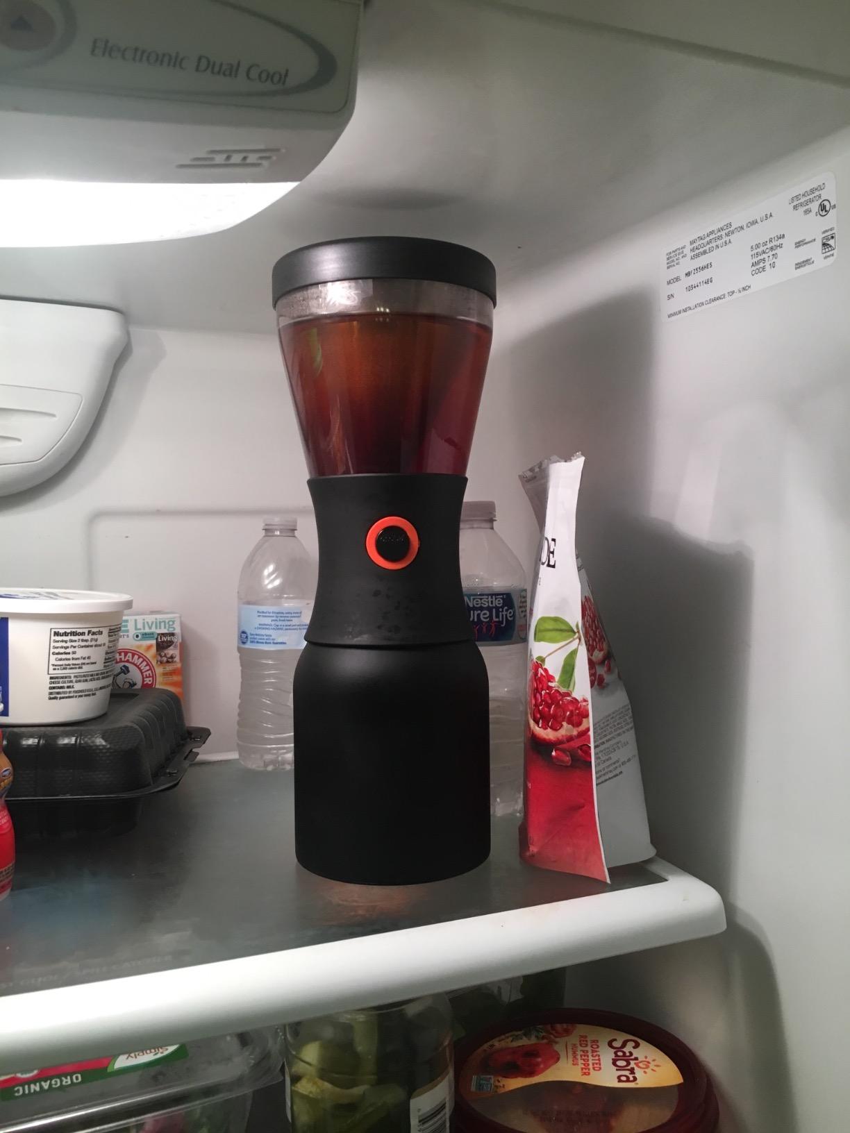 asobu Cold Brew Coffee Maker, Award-Winning 40oz Insulated Cold Brew Brewer with Portable Stainless Steel Carafe – No.1 Europe Coffee Fest Winner, Leakproof, BPA-Free, Keeps Cold 24H customer photo 1