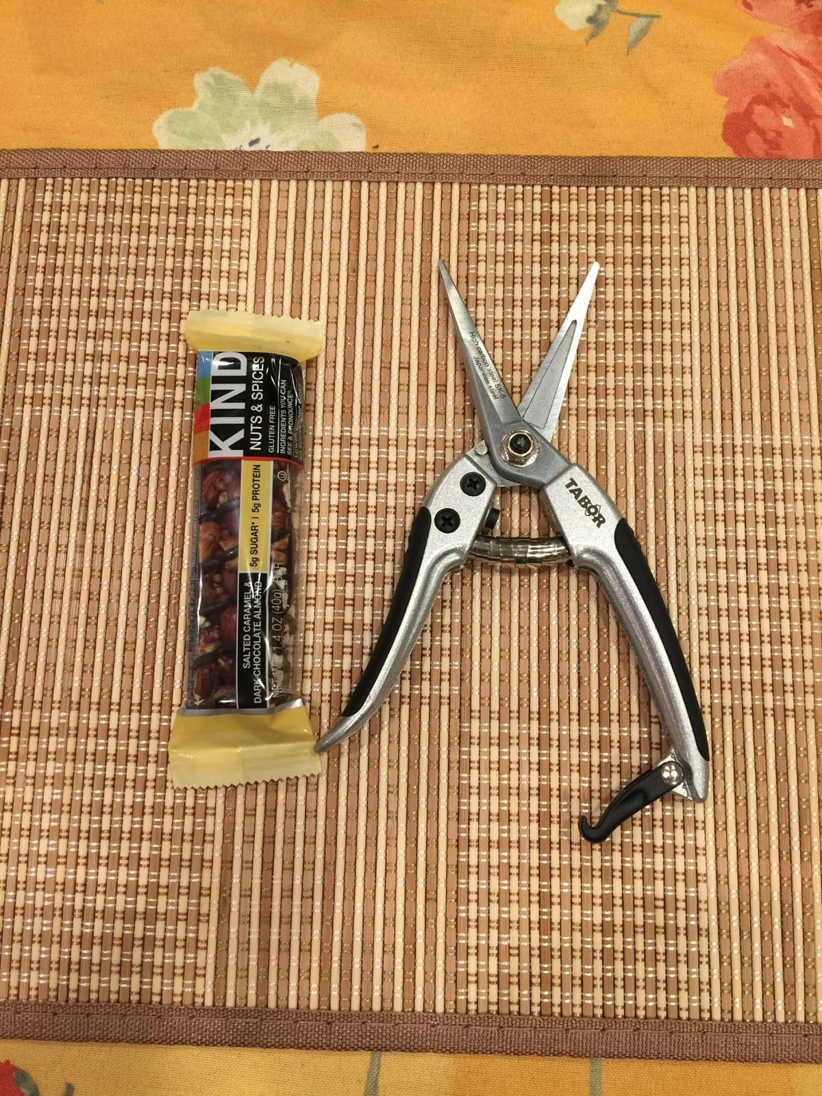 TABOR TOOLS K18A Straight Pruning Shears, Florist Scissors, Multi-Tasking Garden Snips for Arranging Flowers, Trimming Plants and Harvesting Herbs, Fruits or Vegetables (Japanese Style Blades) customer photo 2