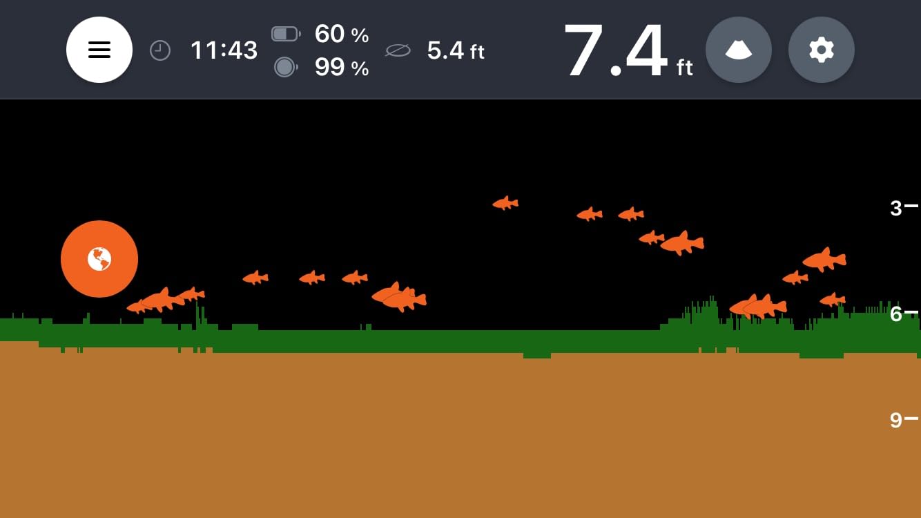 Deeper Start Fish Finder - Portable and Depth Finder for Recreational Fishing from Dock, Shore, Bank or Kayak | Castable Deeper Smart Sonar with Free User Friendly App customer photo 2