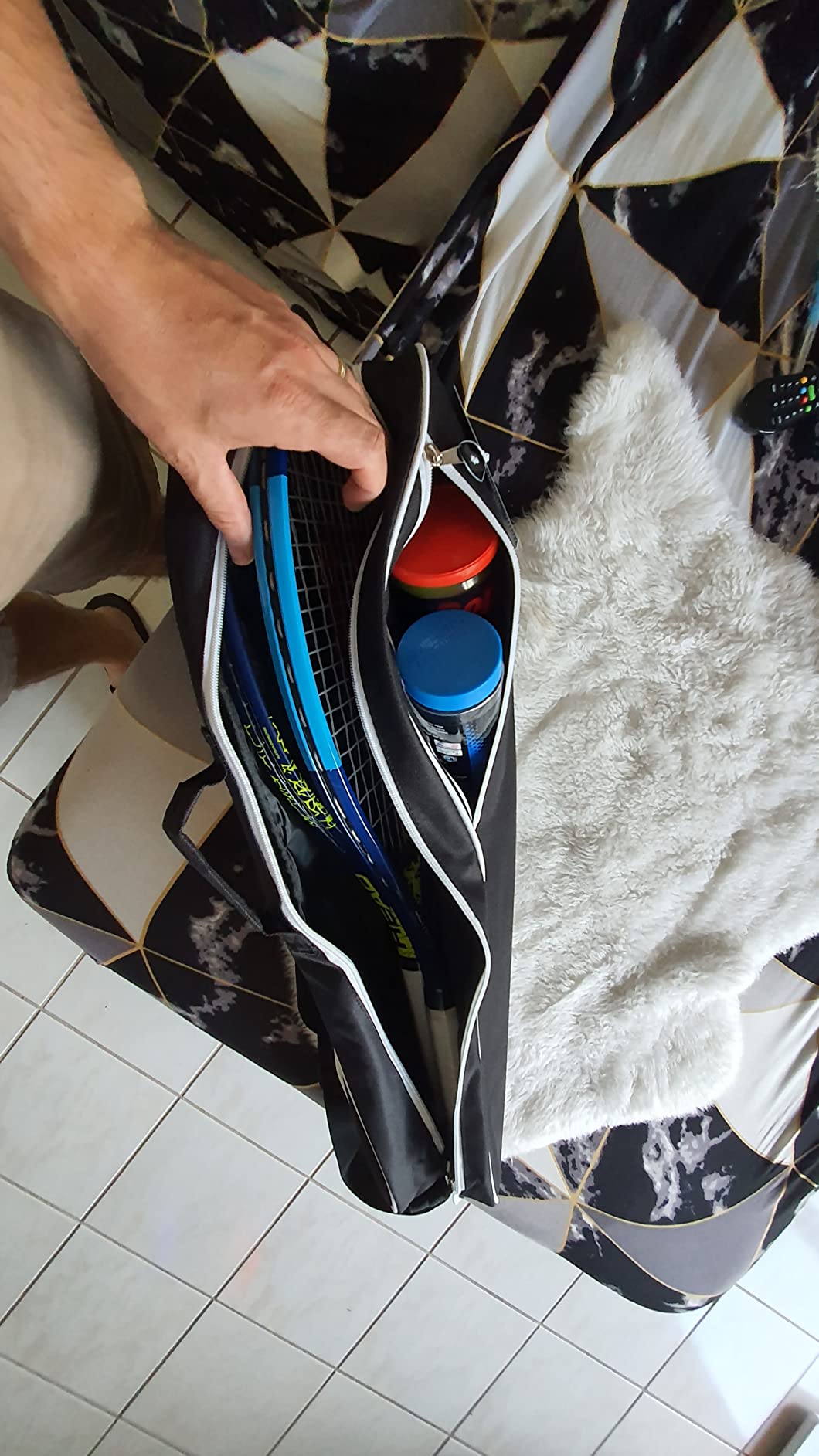 Athletico Tennis Bag and Racketball Bag - Tennis Bags for Women and Men to Hold Tennis Racket, Racquetball Racket, Pickleball Paddles and Other Equipment or Gear customer photo 1