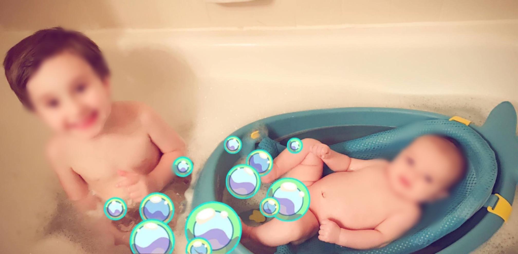 Skip Hop Infant Bath Tub 3-Stage Grow With Baby Smart Sling MOBY Bathtub Grey Age 0+ customer photo 1