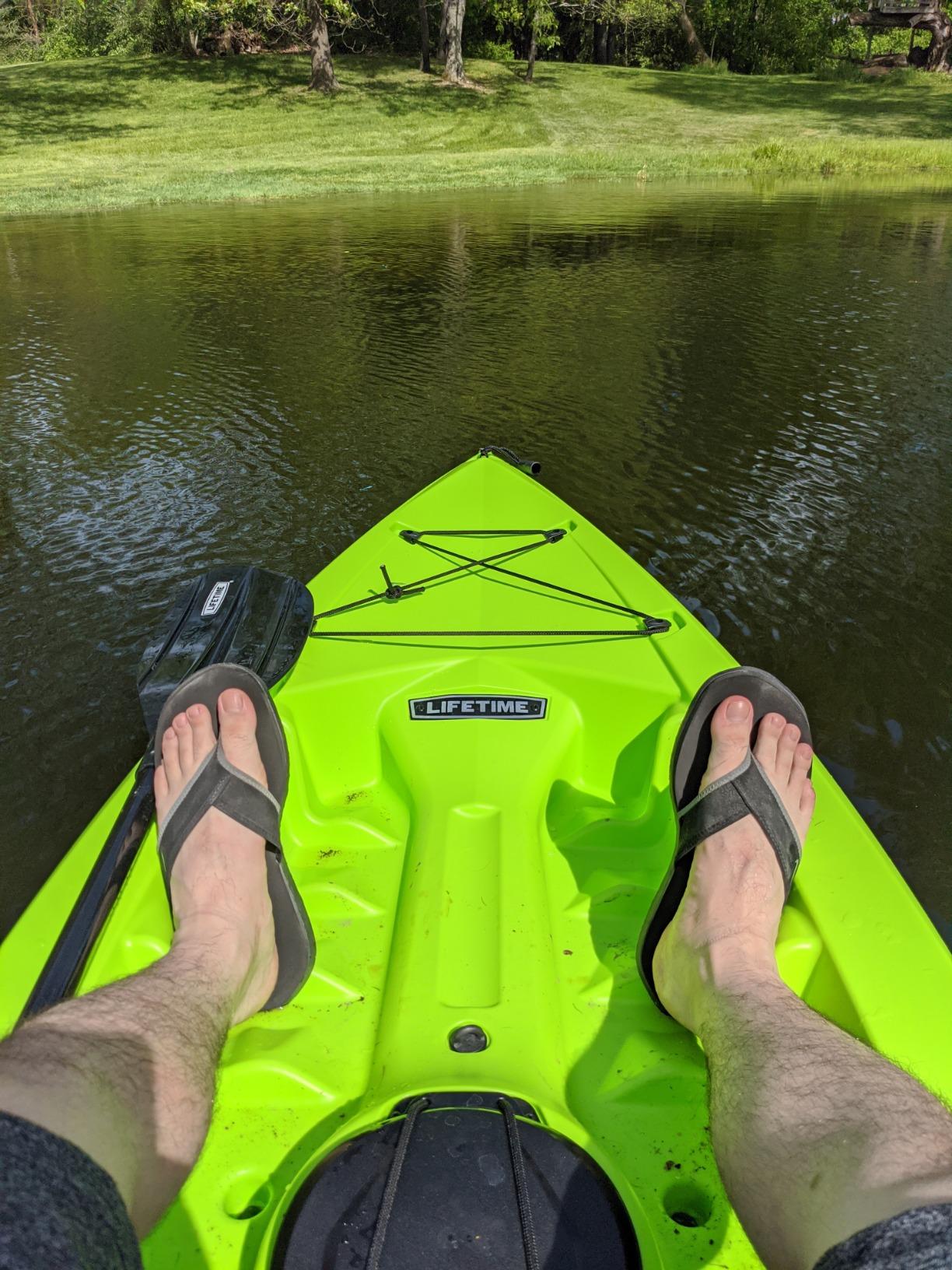 Lifetime Tahoma 100 Sit-On-Top Fishing Kayak, Paddle Included customer photo 1