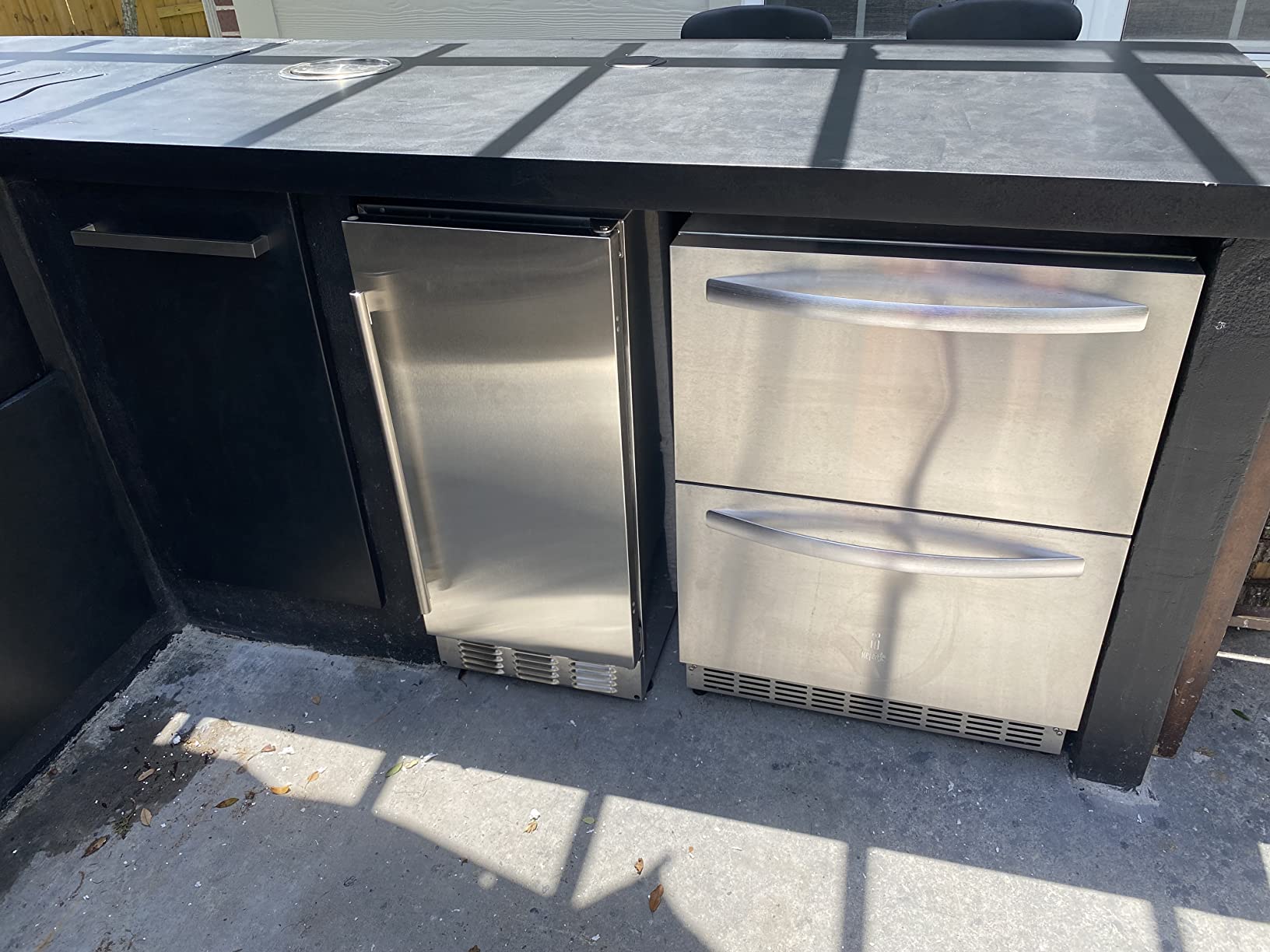 EdgeStar IB250OD 15 Inch Wide 20 Lbs. Capacity Built-in Ice Maker with 25 Lbs. Daily Ice Production - Stainless Steel customer photo 1