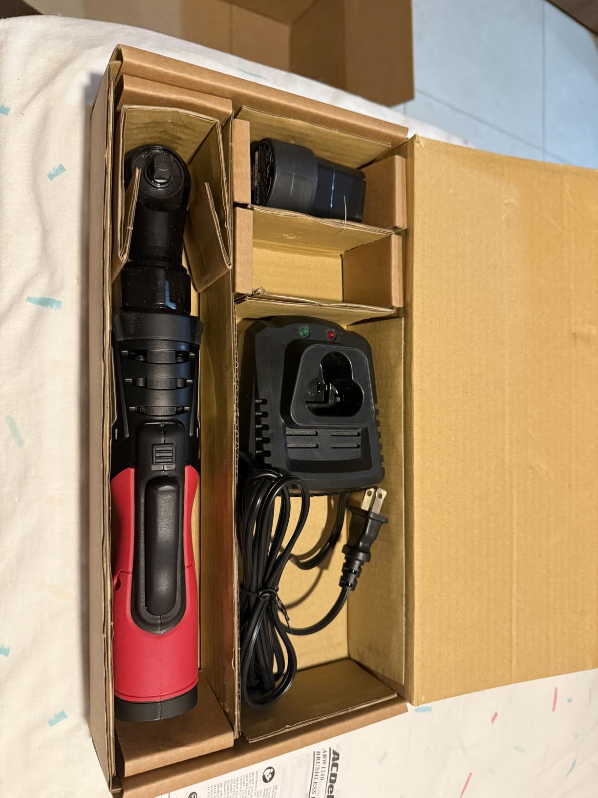 ACDelco ARW1210-3P G12 Series 12V Cordless Li-ion 3/8” 65 ft-lbs. Brushless Ratchet Wrench Tool Kit customer photo 2