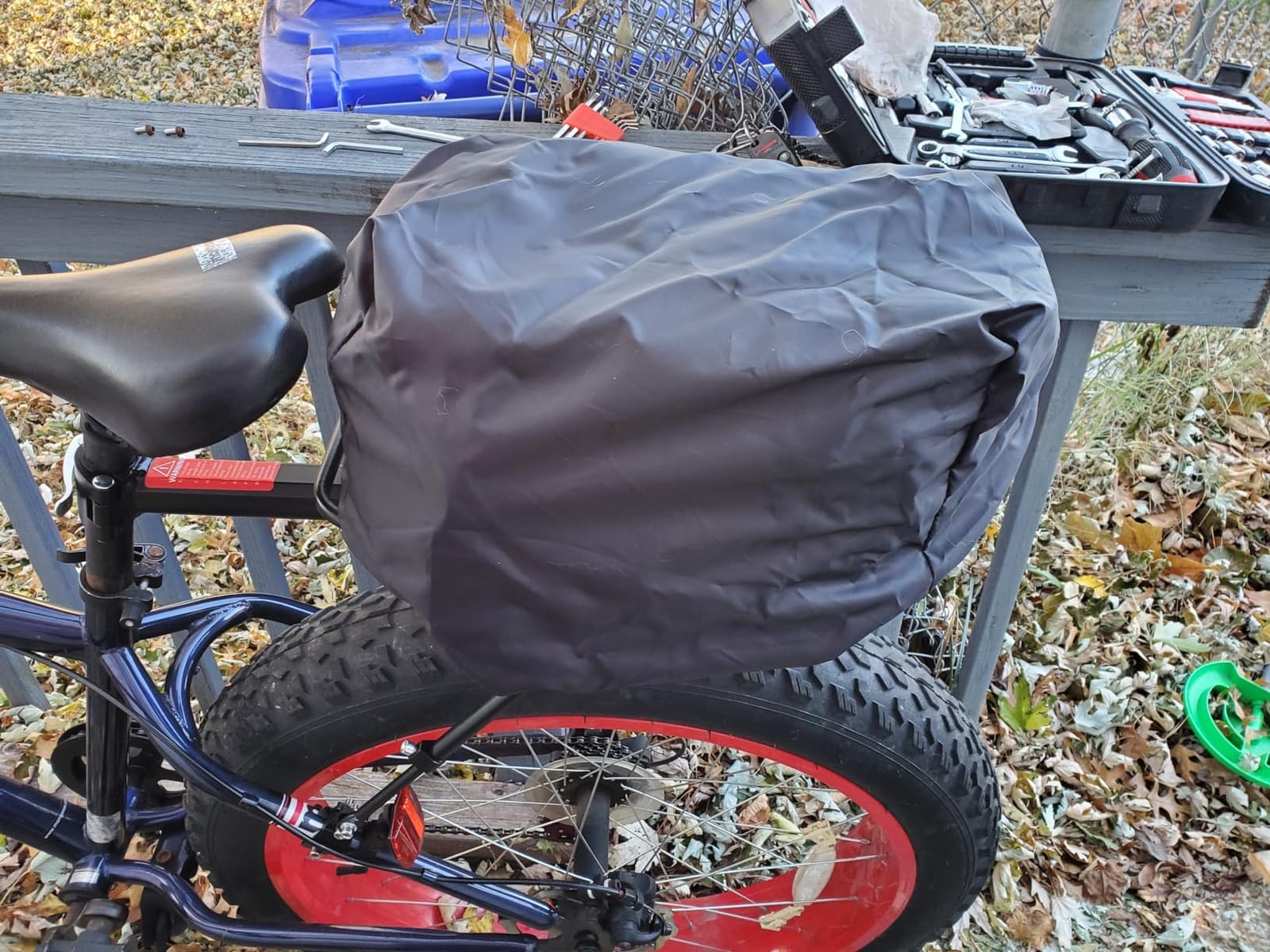 ROCKBROS 15L Bike Rear Rack Bag Pannier Trunk Bag with Rain Cover customer photo 1