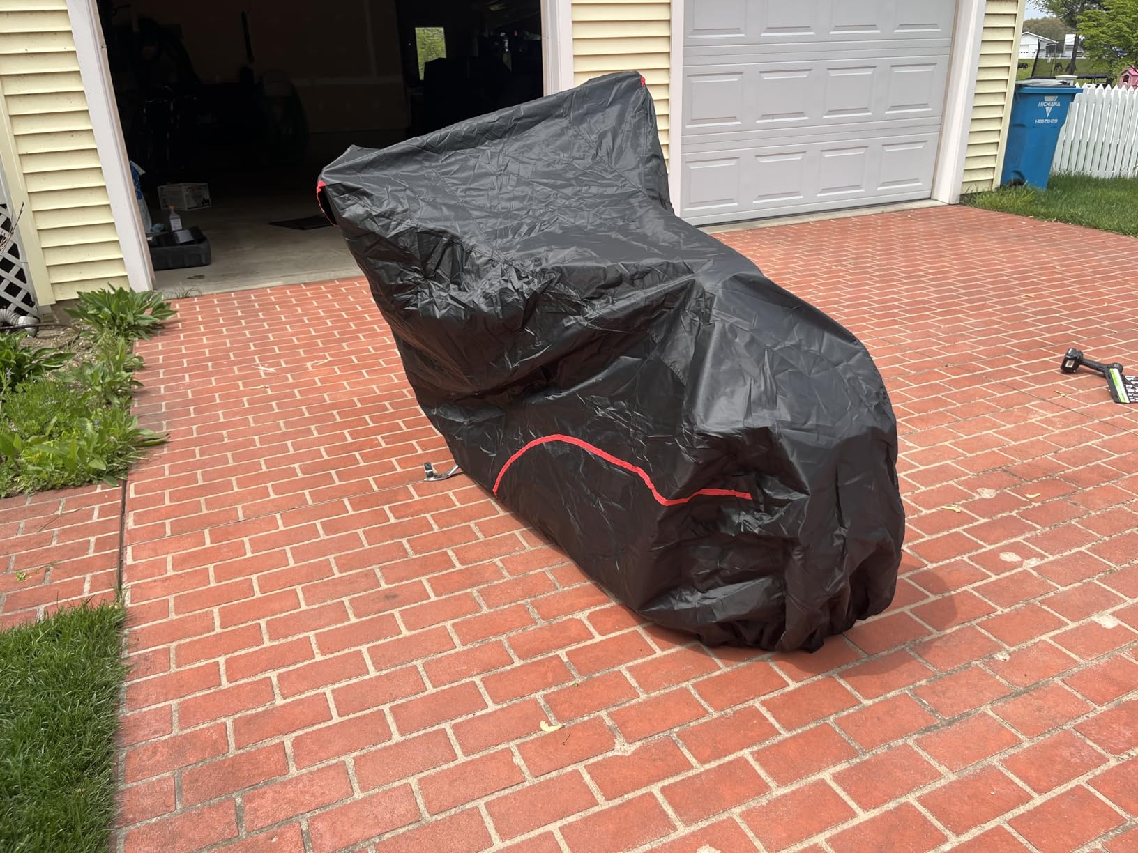 MZS Motorcycle Cover Waterproof Outdoor fits up to 86