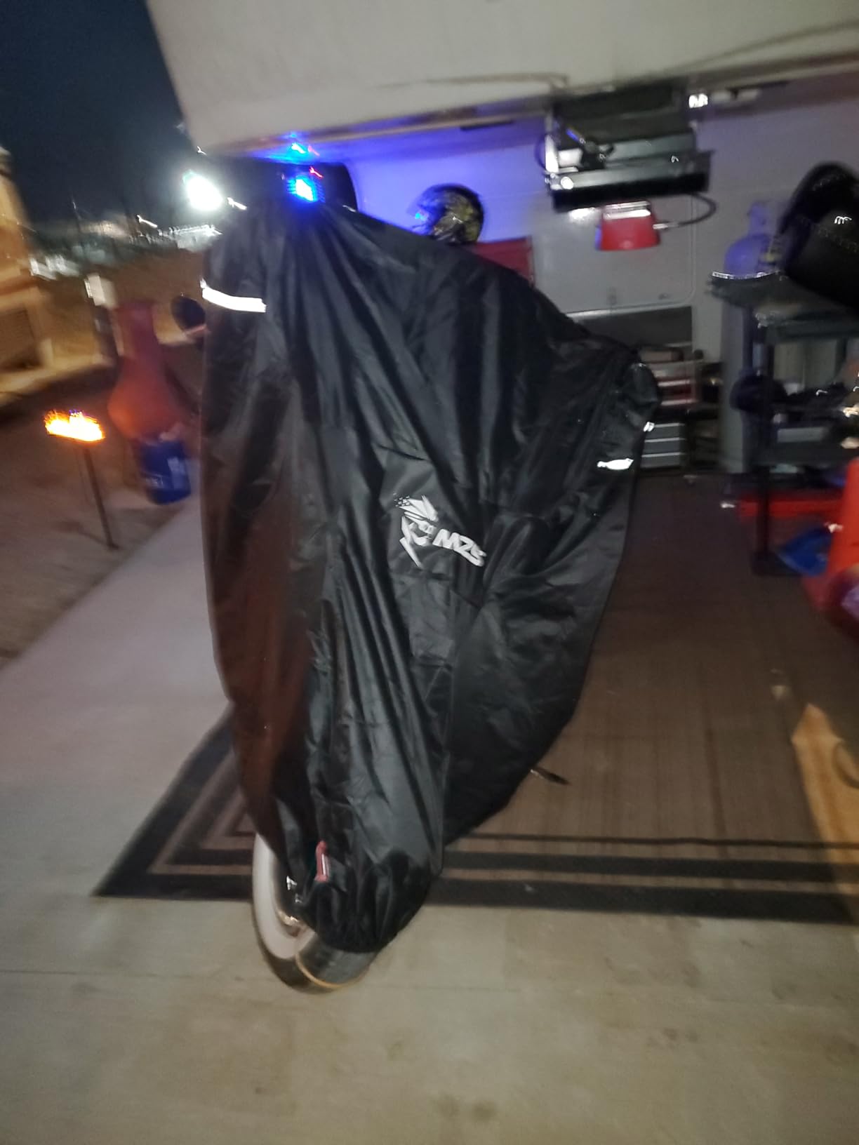 MZS Motorcycle Cover Waterproof Outdoor fits up to 86
