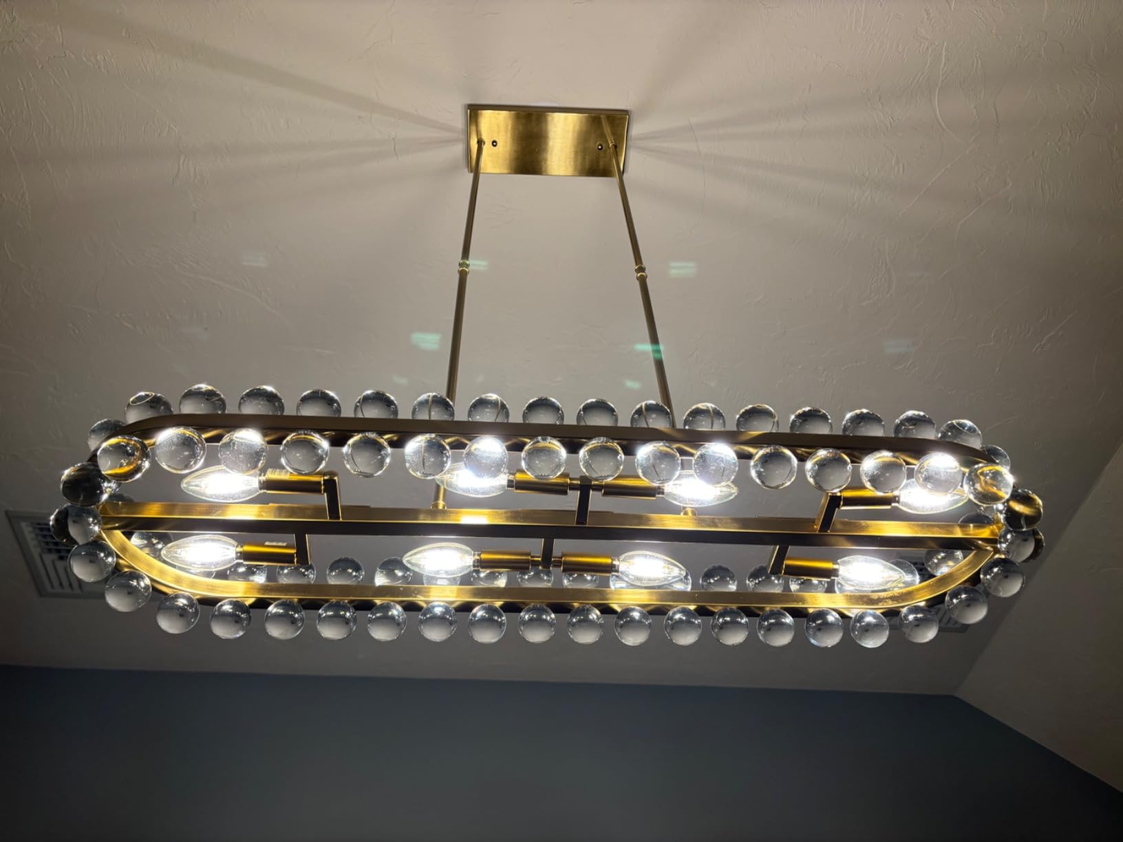 12-Pack Dimmable E12 LED Candelabra Bulbs 40Watt Equivalent, 2700K Warm White, 450Lumens, 4W B11 Vintage Chandelier Light Bulbs, LED Filament Clear Glass Candle Lamp for Ceiling Fan Home Decor1 customer photo 1