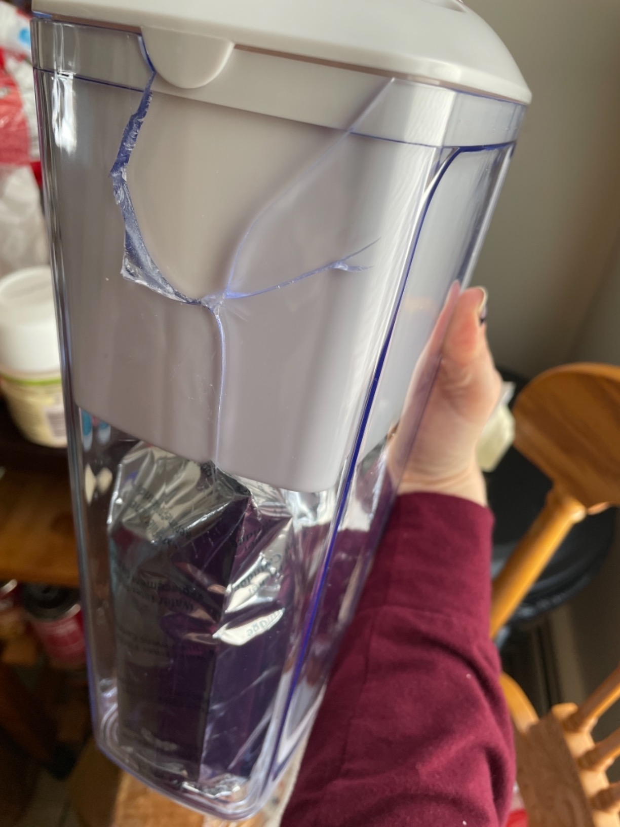 Alkaline Water Filter Pitcher - 2.5L Healthy Pure Water Ionizer, Two 60-Day Activated Carbon Filters, BPA Free, Healthy, Clean, Toxin Free - Updated 2026 customer photo 2