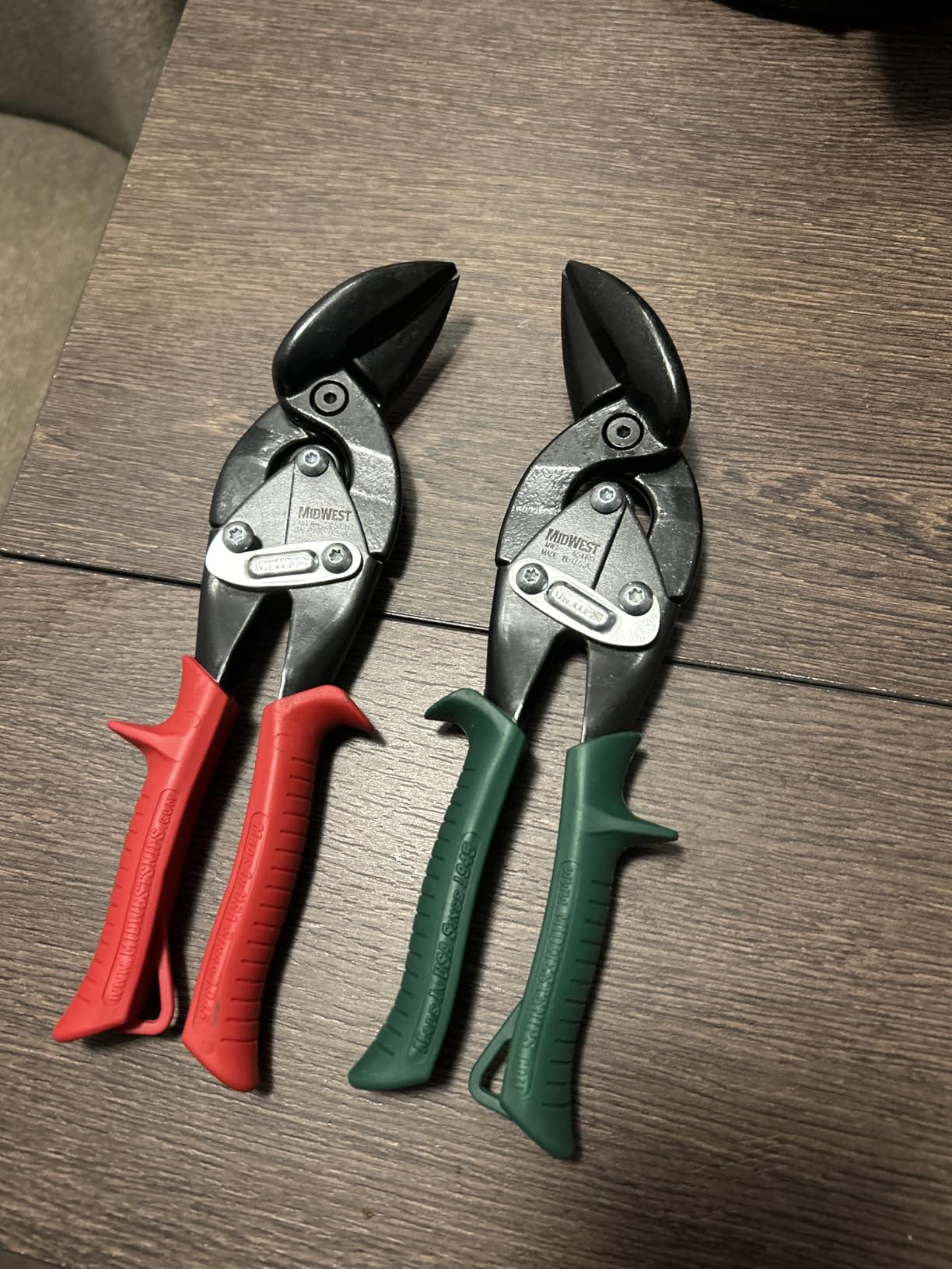 MIDWEST Blackout Aviation Snip Set, Left & Right Offset, Tin Snips customer photo 2