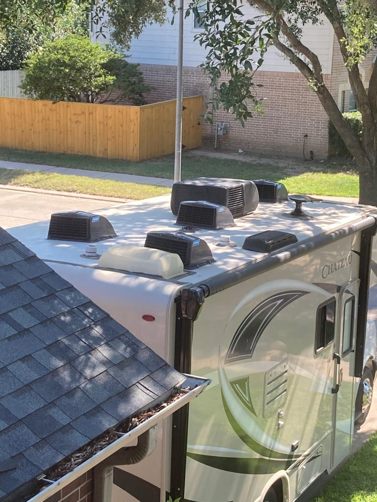 Camco RV Roof Vent Cover | Designed to Allow Fresh Air Ventilation and Light into the RV | White (21014) customer photo 2