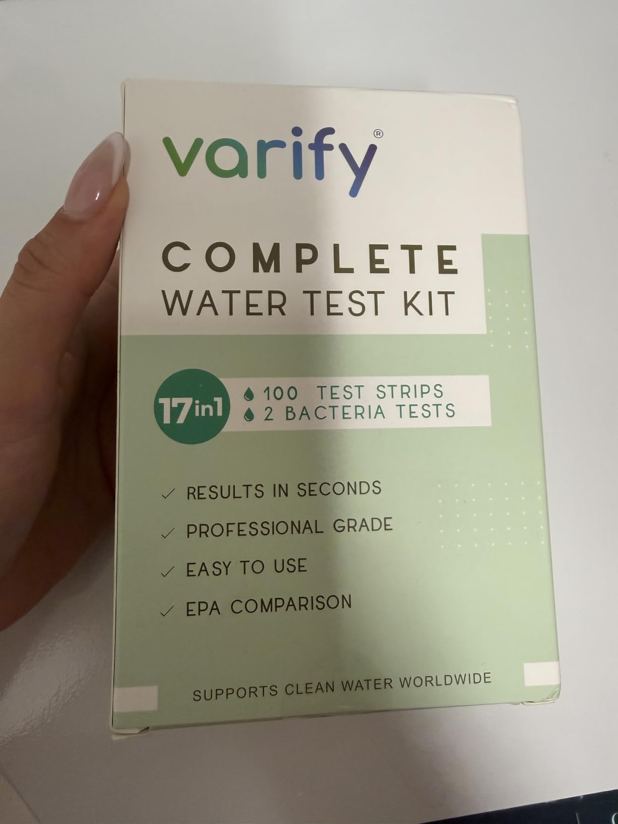 Varify 17-in-1 Complete Water Test Kit – Water Tester for Drinking Water customer photo 1