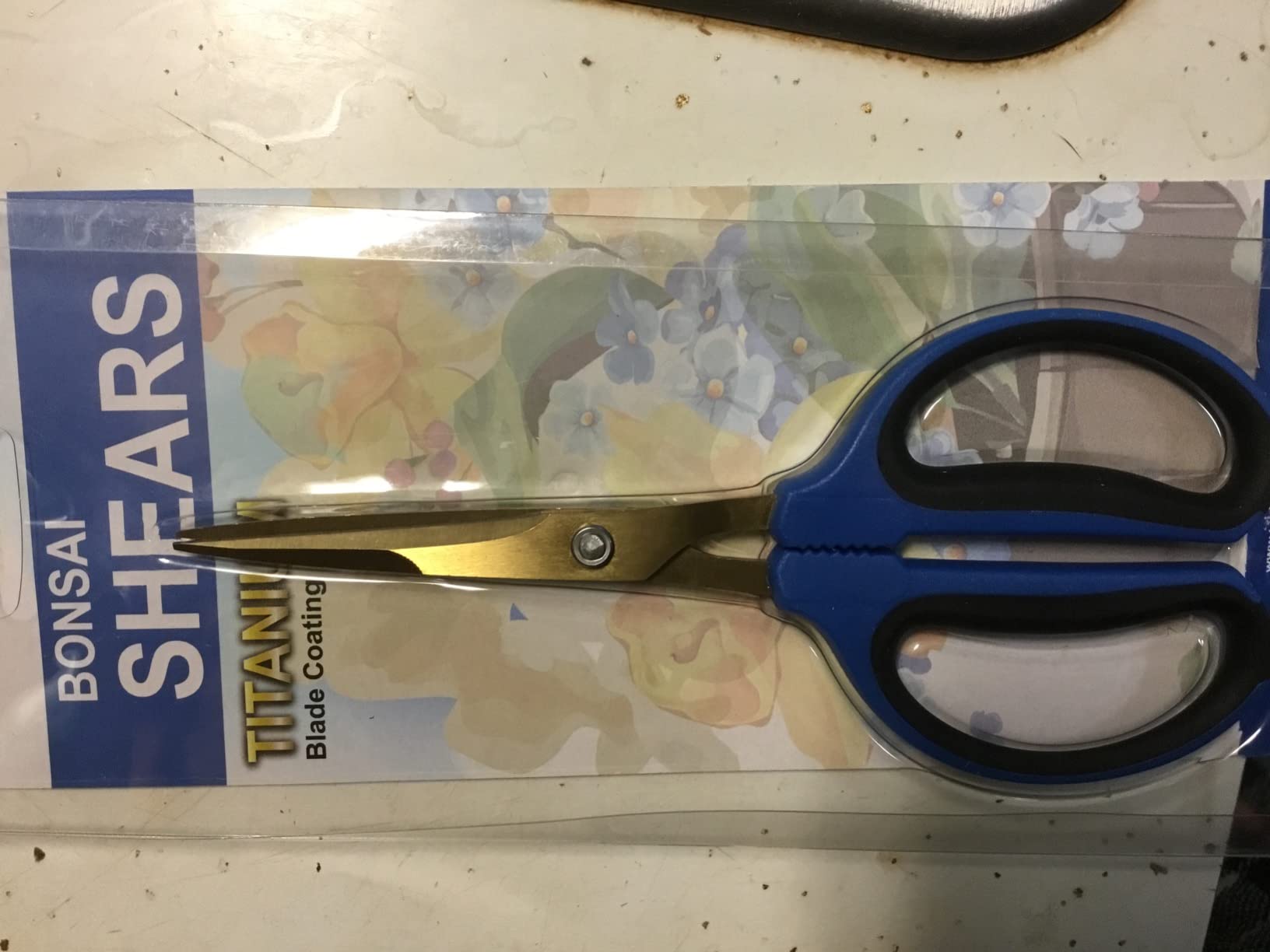 Plant scissors 60mm Gardening Shears (Titanium plated coating Bonsai Scissors) Practical and Light Pruning Shear,plant shears pruning indoor & outdoor customer photo 1