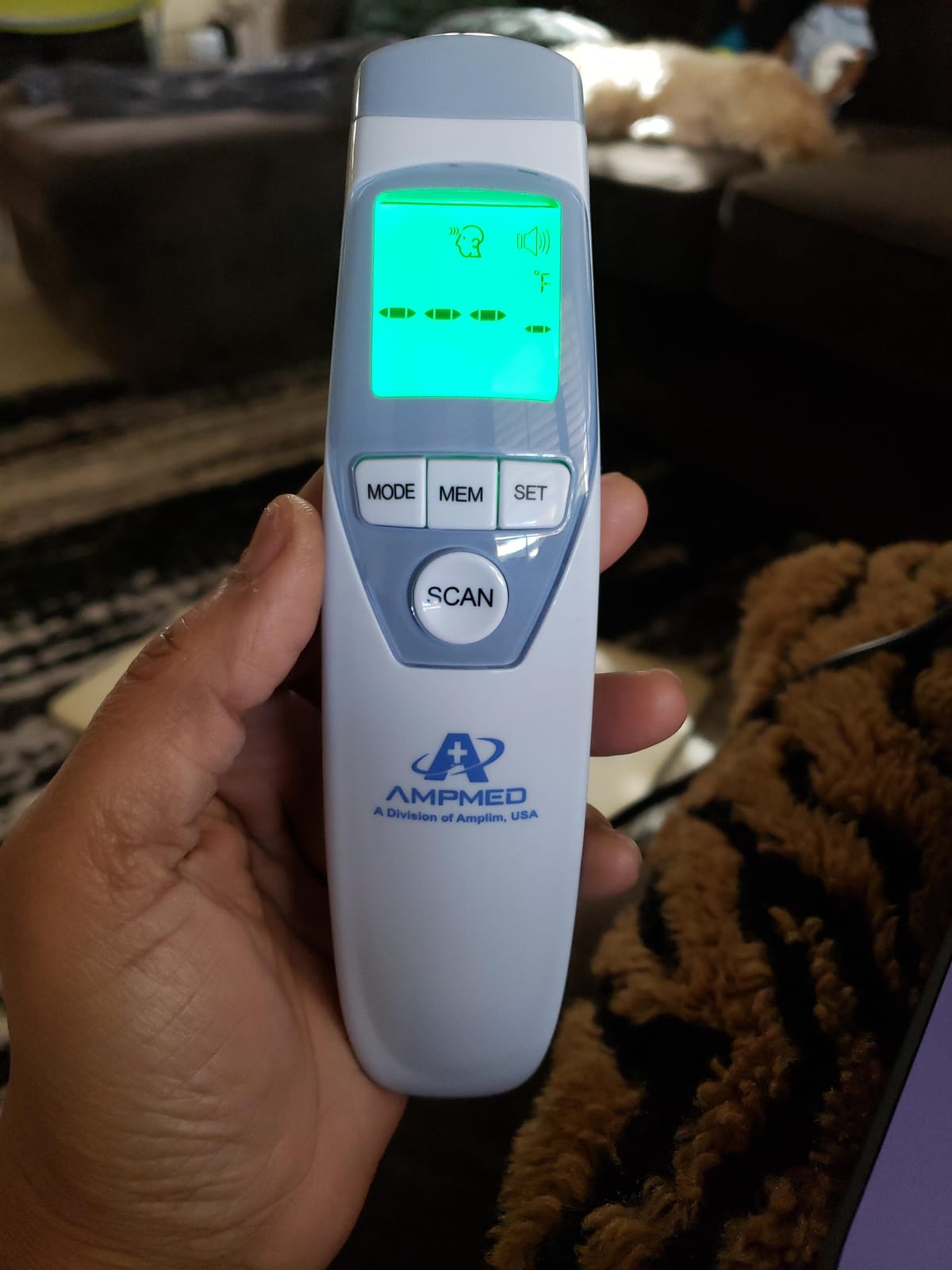 Medical Grade Digital Infrared Forehead Thermometer customer photo 2