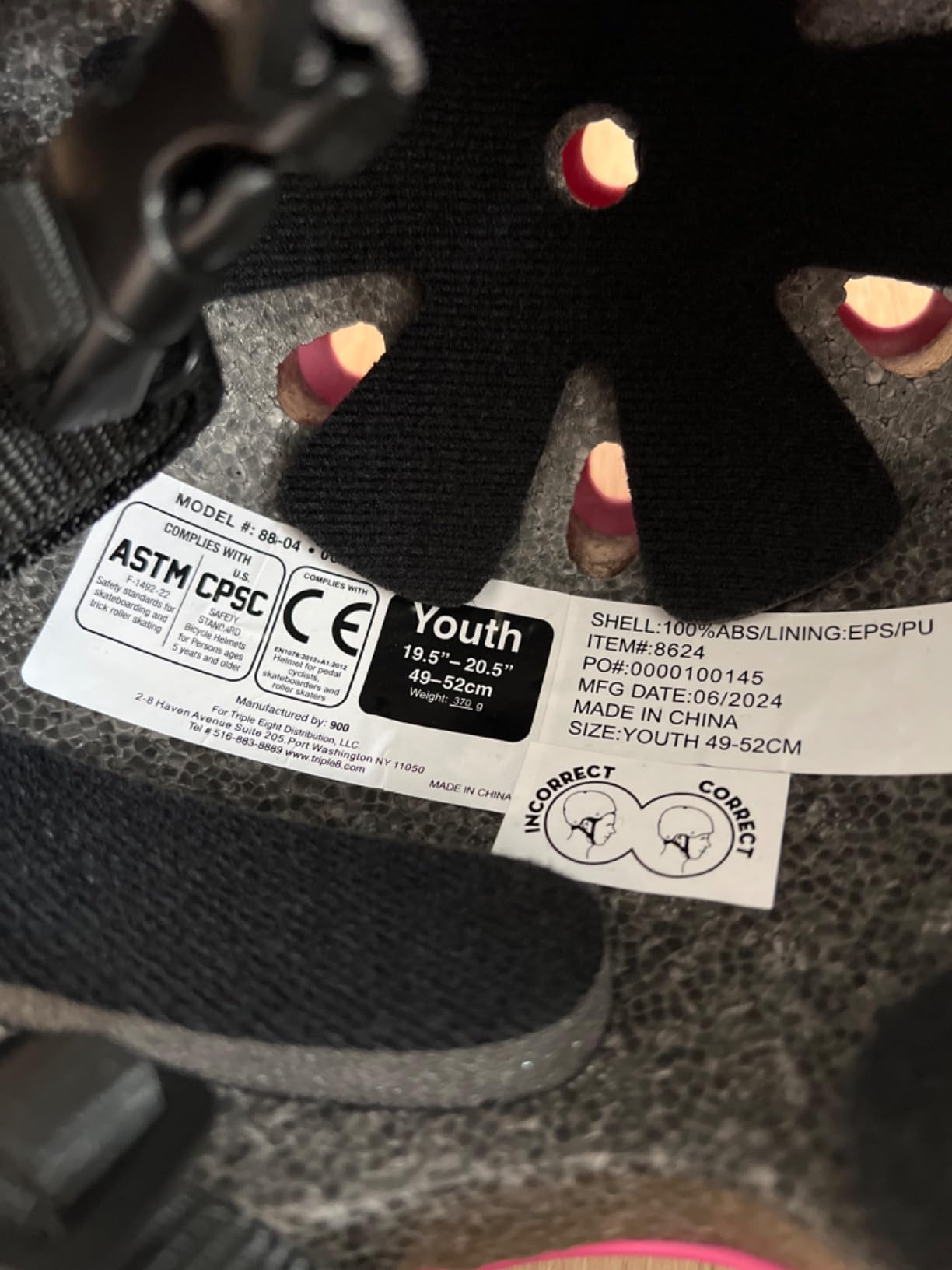 80SIX Triple-Certified Multisport Helmet for Kids, Teens & Adults customer photo 2
