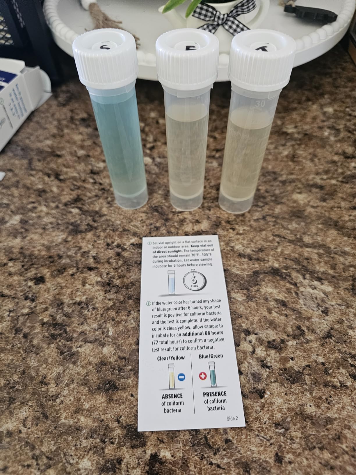 Safe Home DIY Bacteria in Water Test Kit (1 Pack) customer photo 1