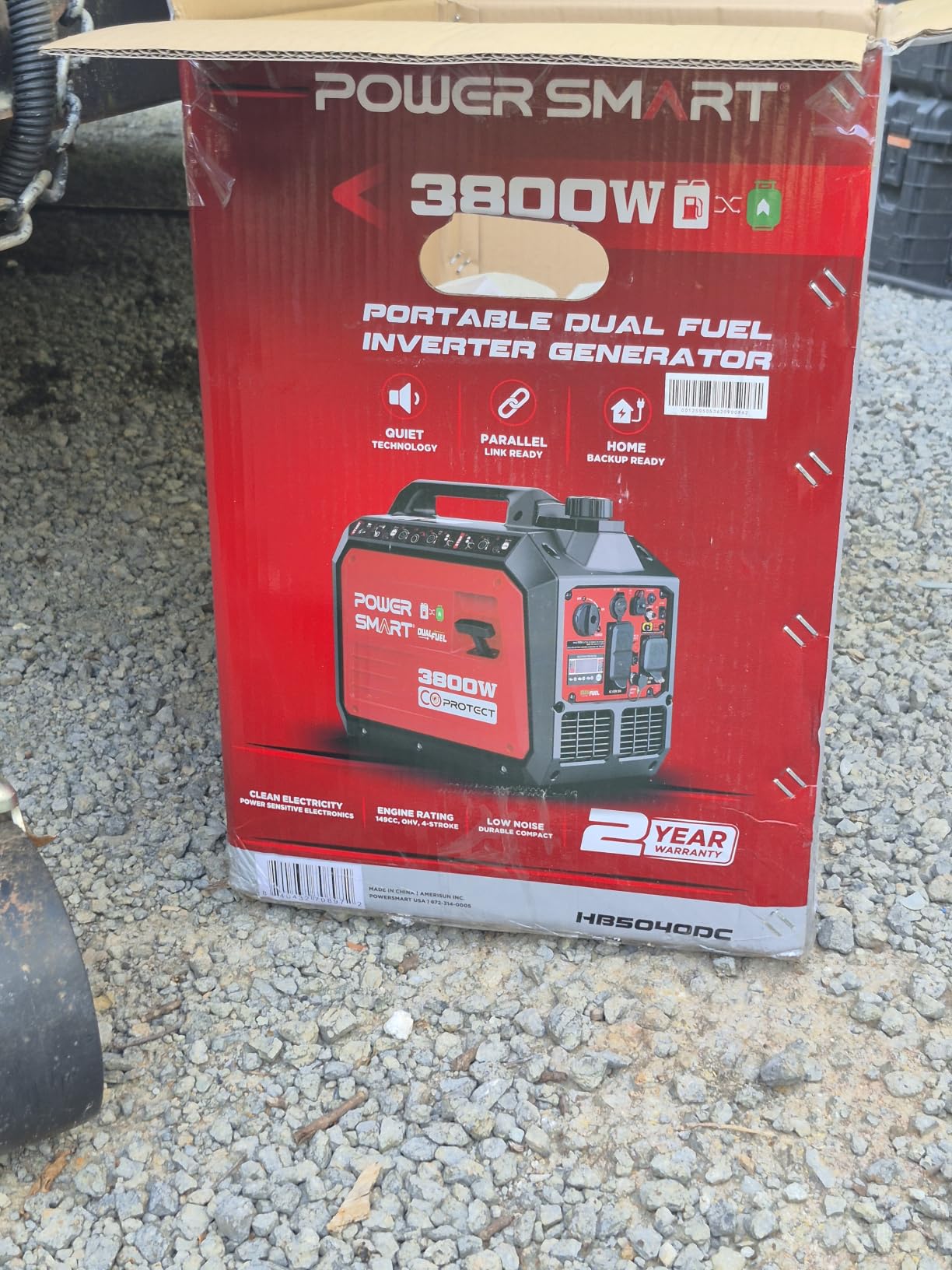PowerSmart 2500 Watt Portable Inverter Generator for Camping customer photo 2