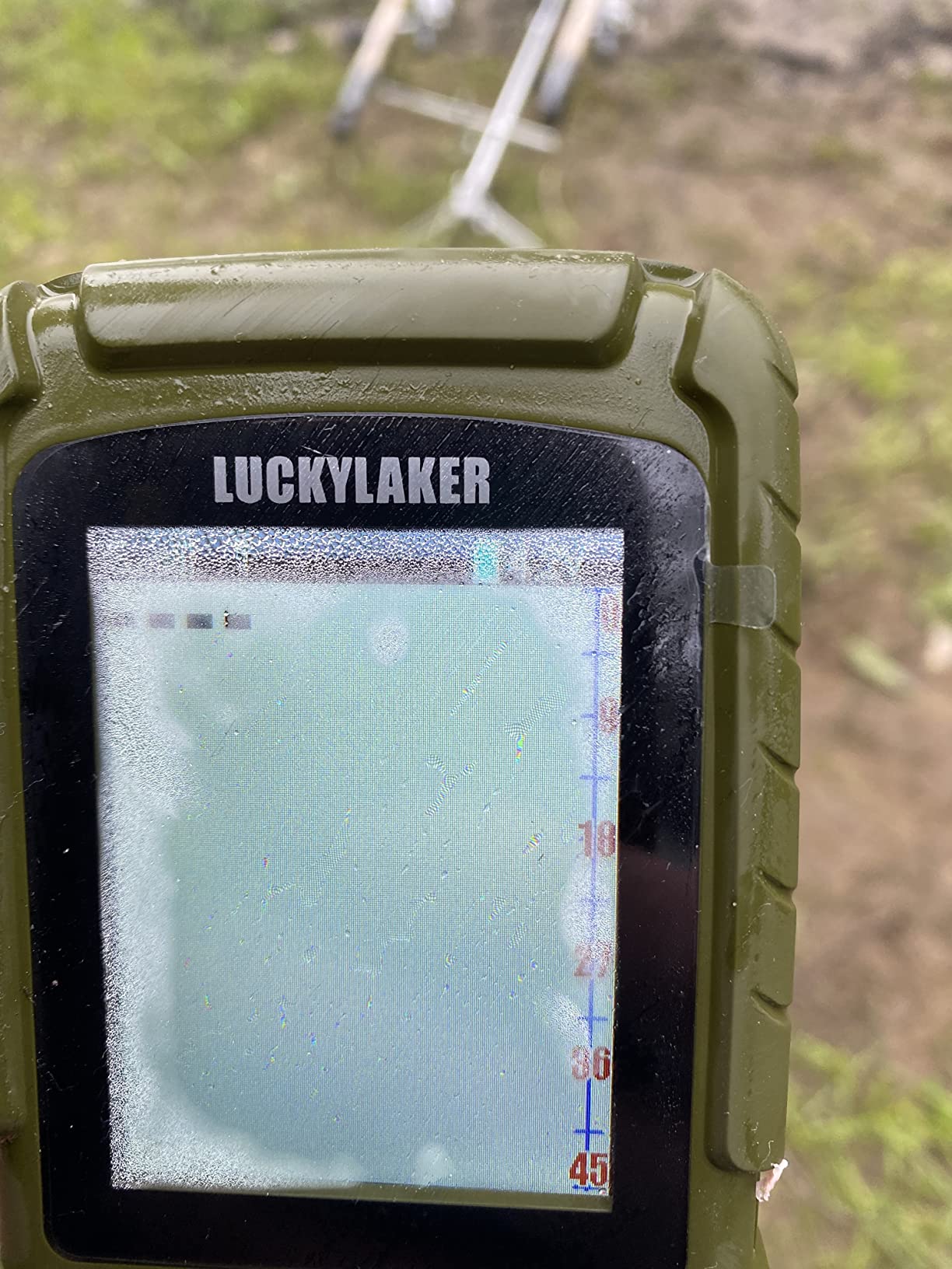 LUCKY Portable Sonar Fish Finder Boat Depth Fishing Fish Finders Waterproof Handheld Wireless Fishing Finder Kayak Transducer Depth Finders for Ice Fishing Sea customer photo 1