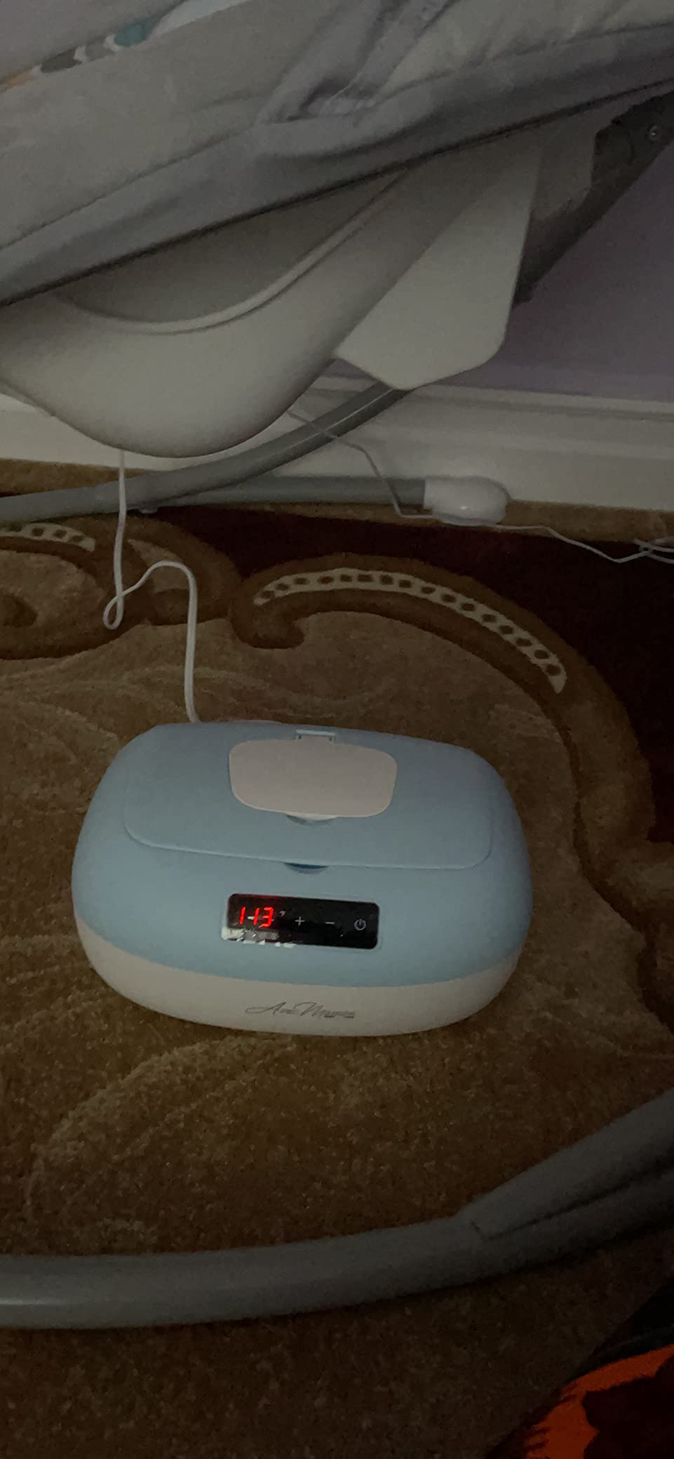 Baby Wipe Warmer with Adjustable Digital Display Dispenser - Pink customer photo 2