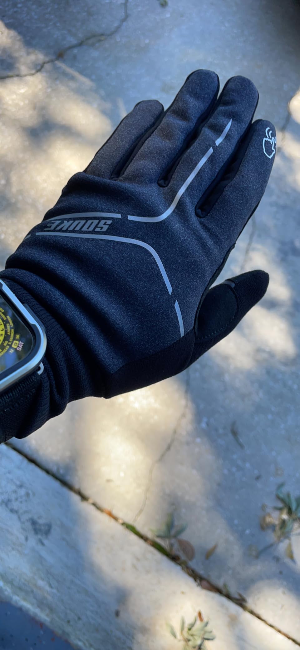Souke Sports Winter Cycling Gloves Men Women Padded Bike Gloves Touchscreen customer photo 2